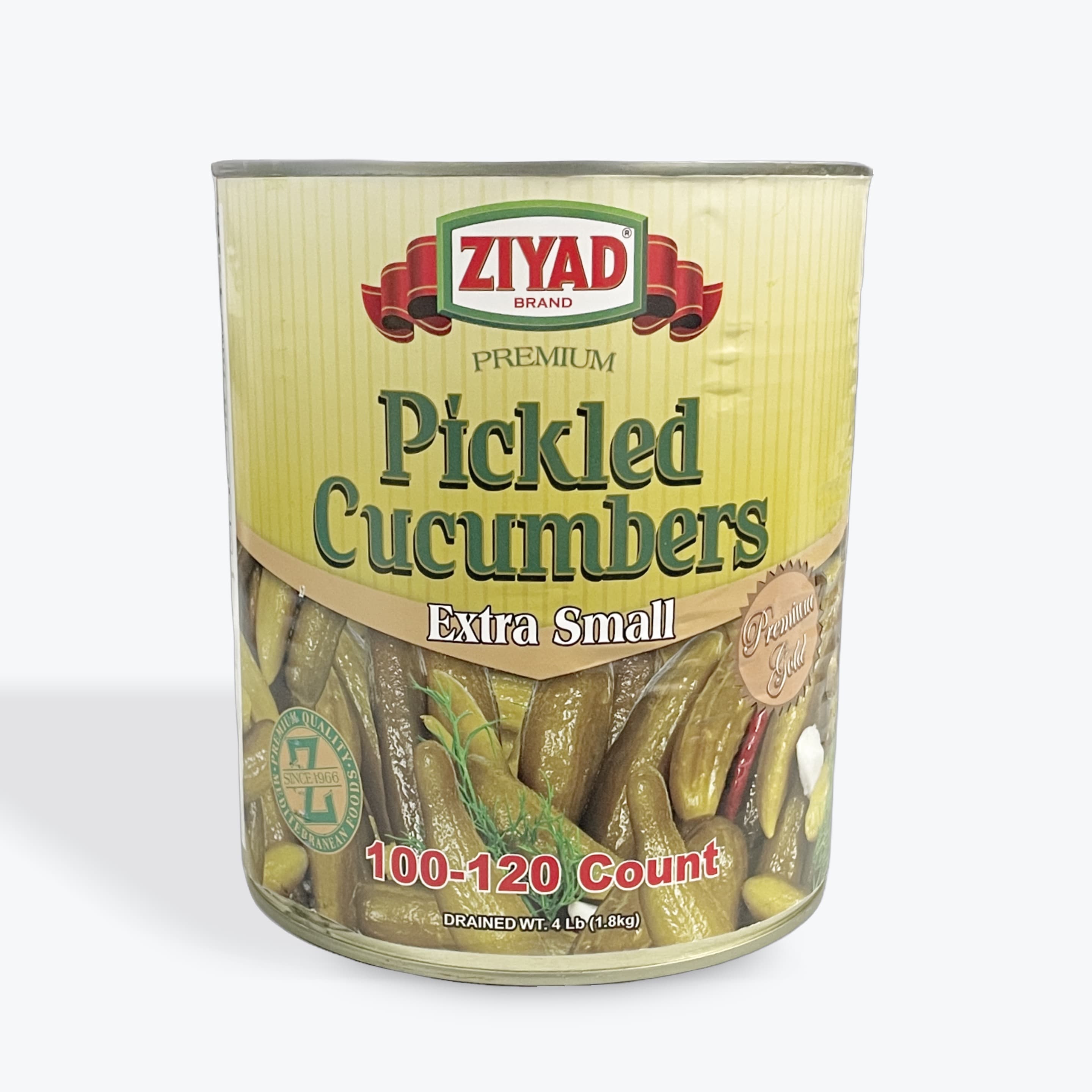 Ziyad Pickled Cucumbers 100/120ct