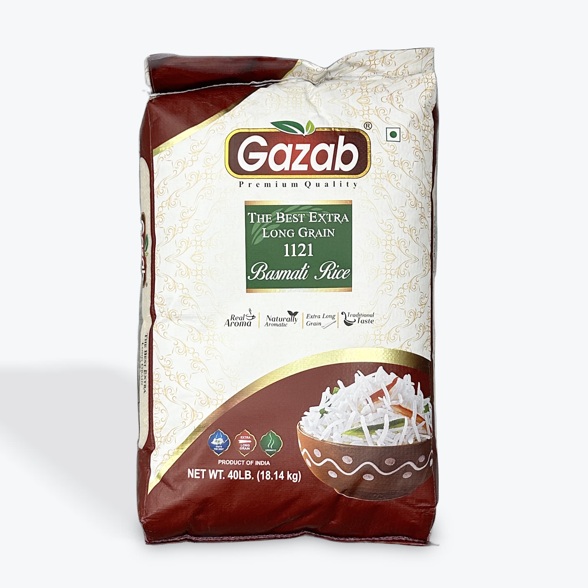 Gazab 1121 Basmati Rice 40Lb