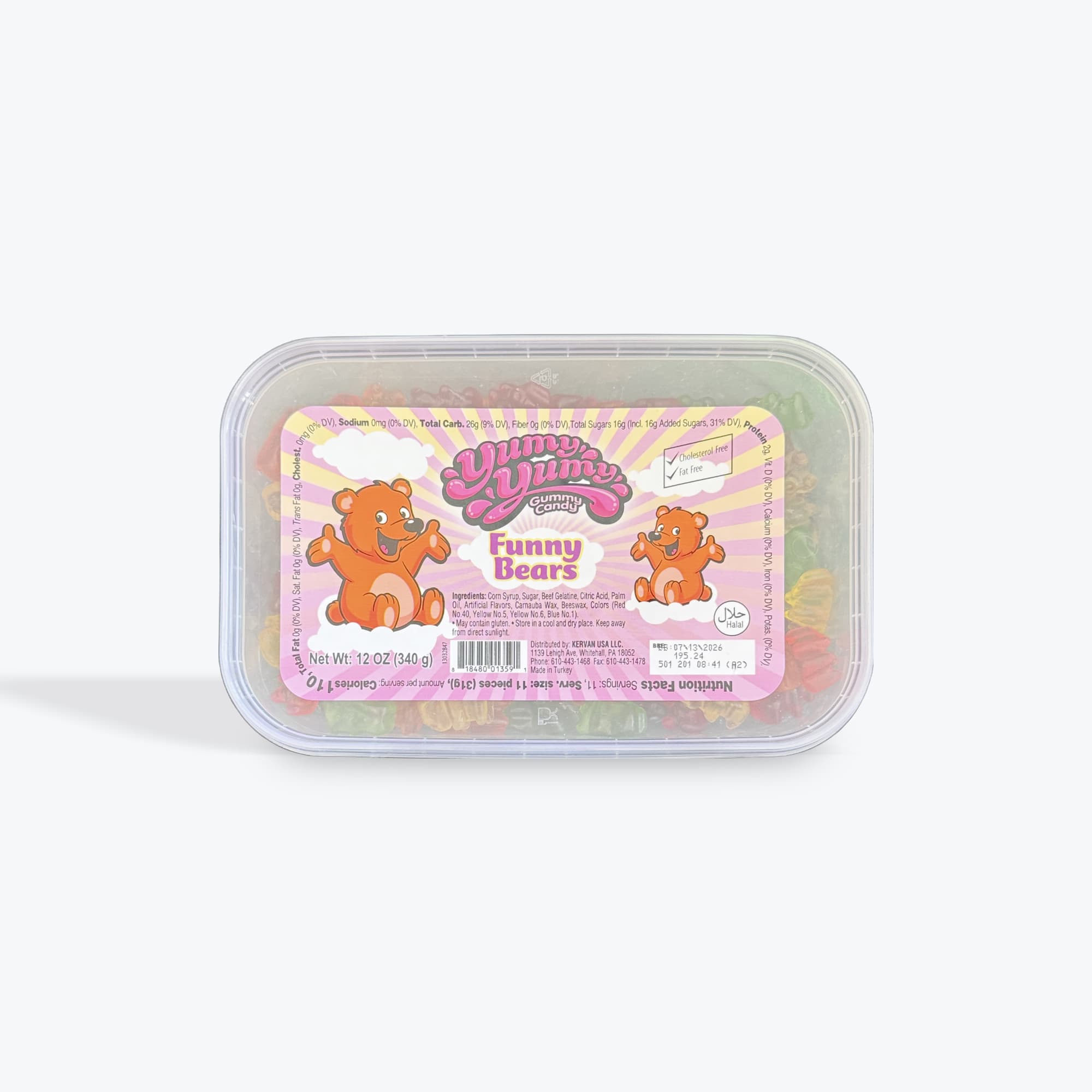 Yumy Yumy Gummy Bears 12oz