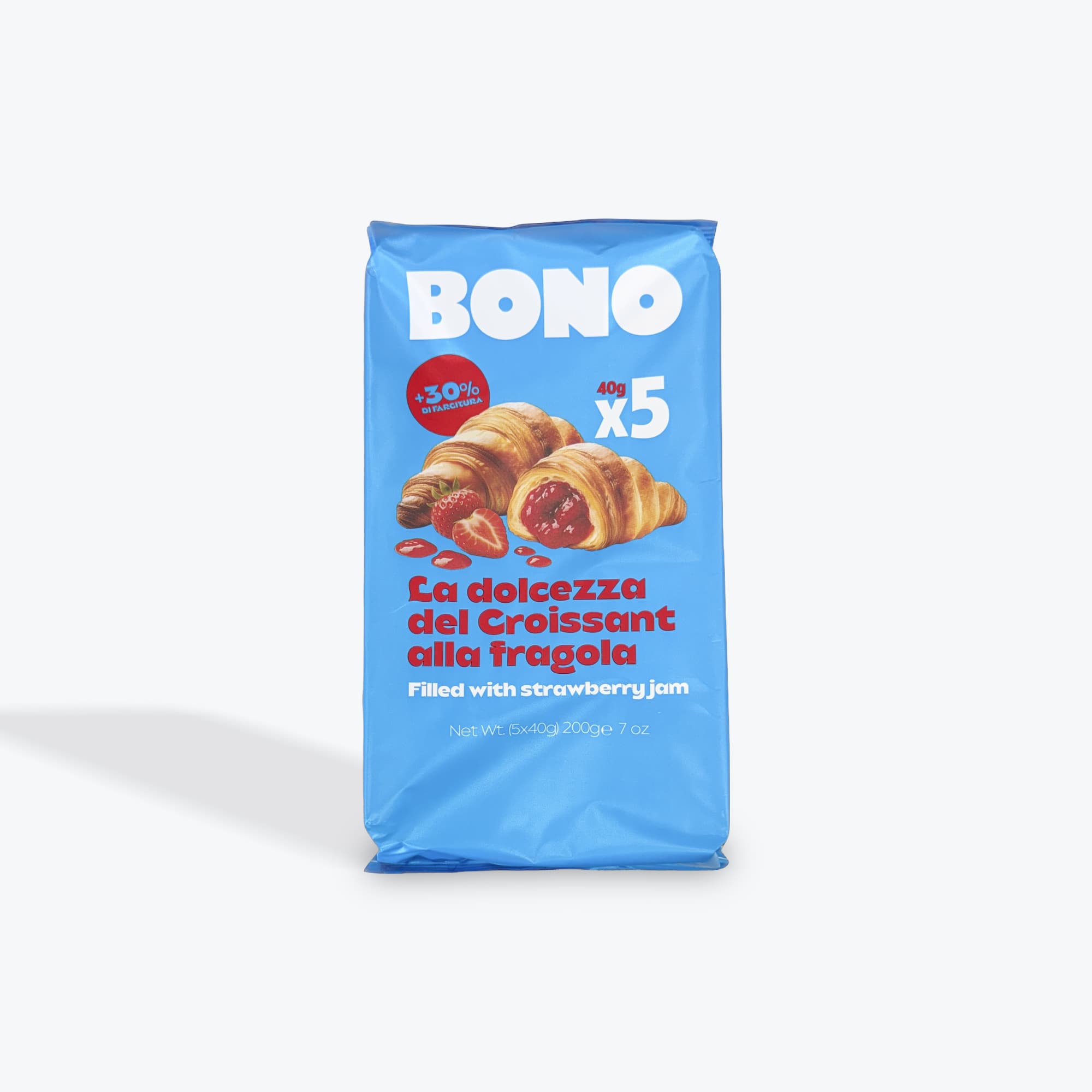 Bono Strawberry Croissants 5x40g