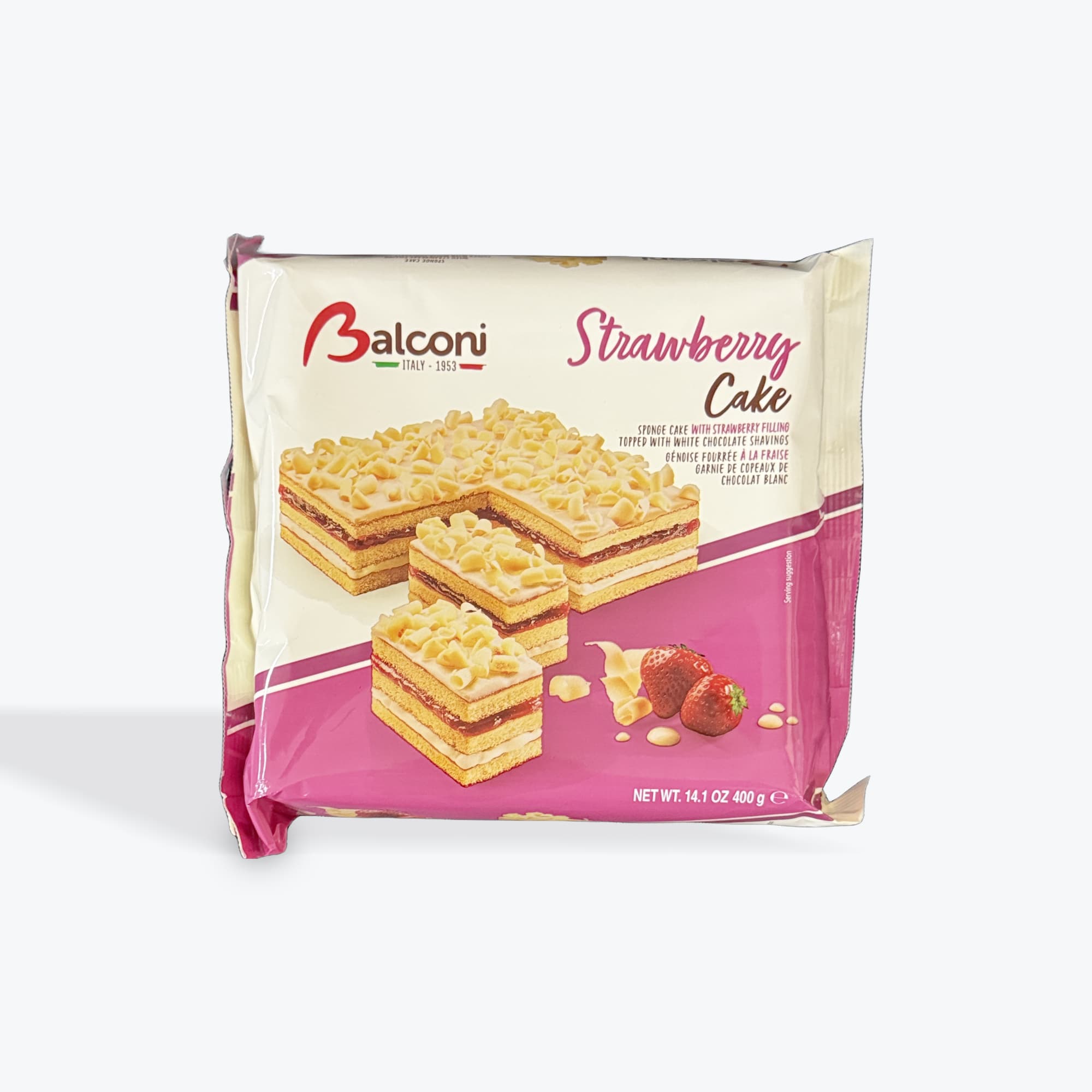 Balconi Strawberry Cake 400g