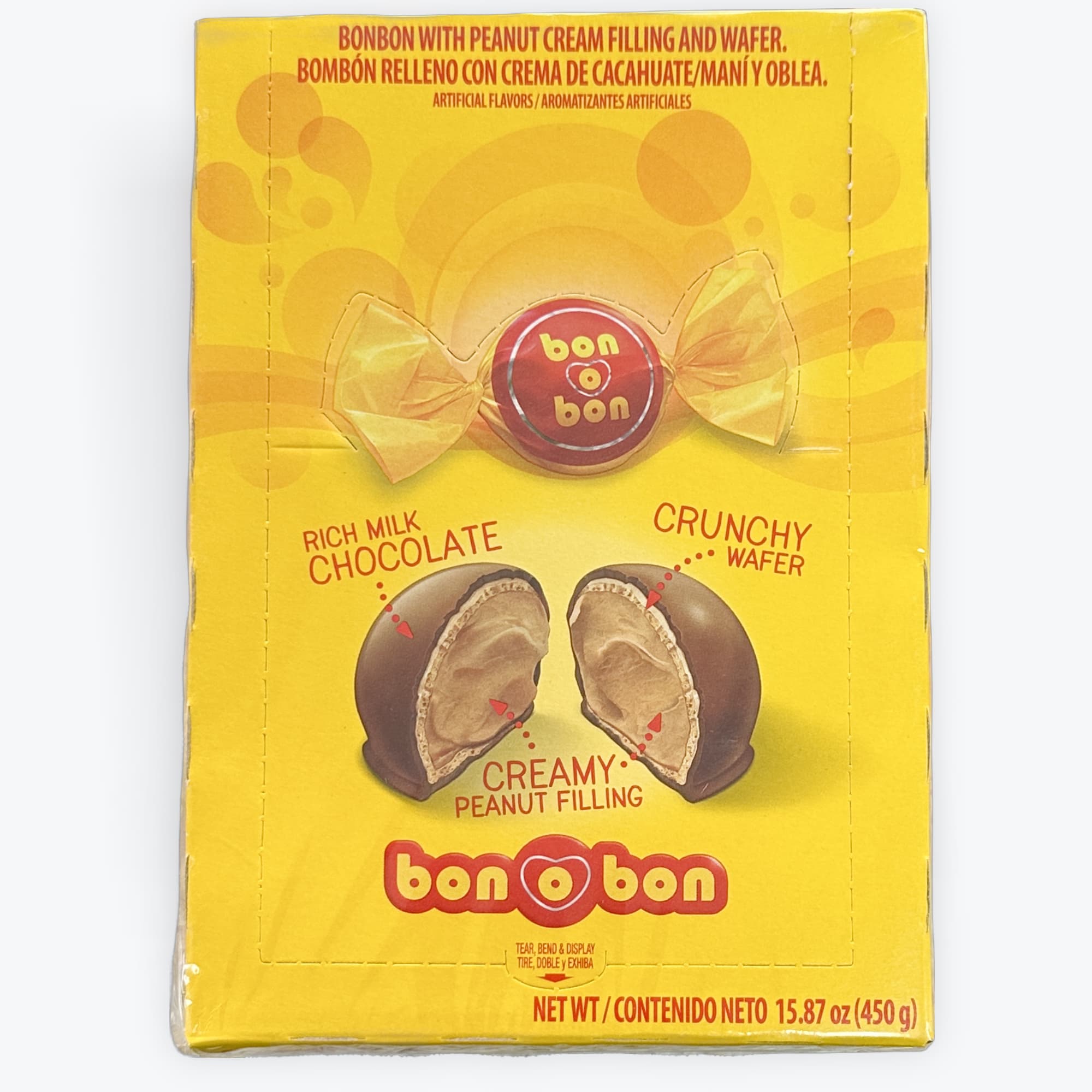 Bon Bon Crunchy Chocolate Filled Wafer 450g