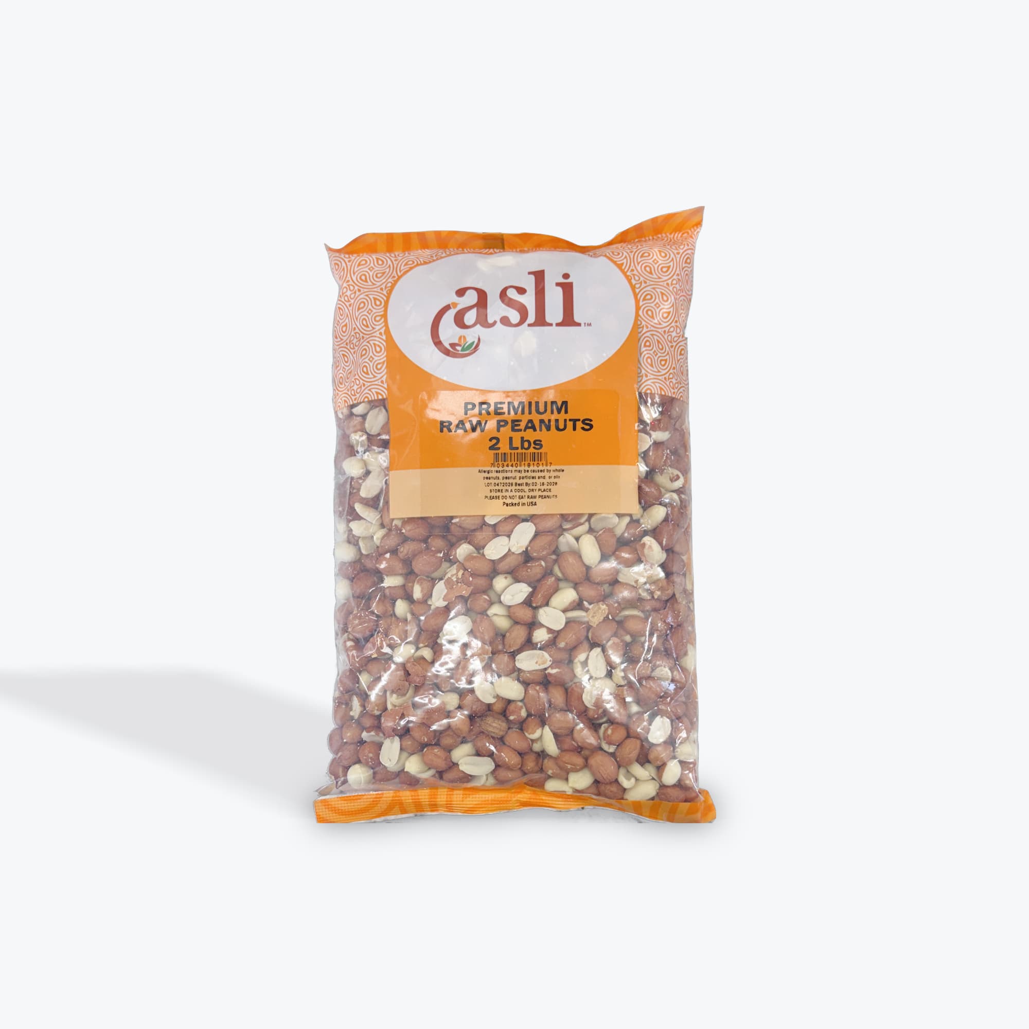 Asli Raw Peanuts 2lb