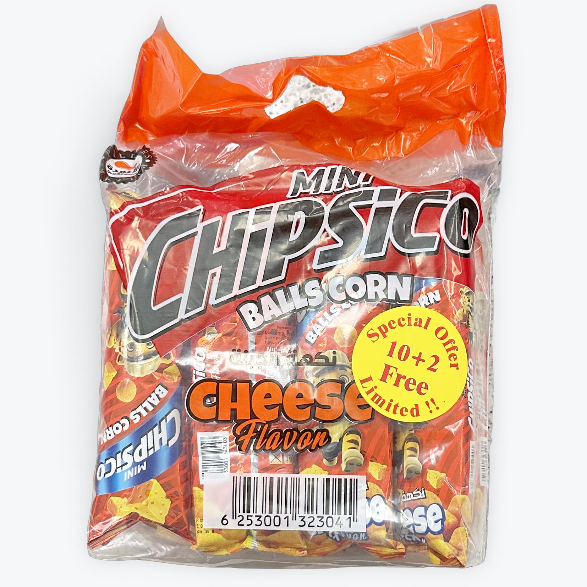 Chipsico Cheese Flavor Corn 10+2