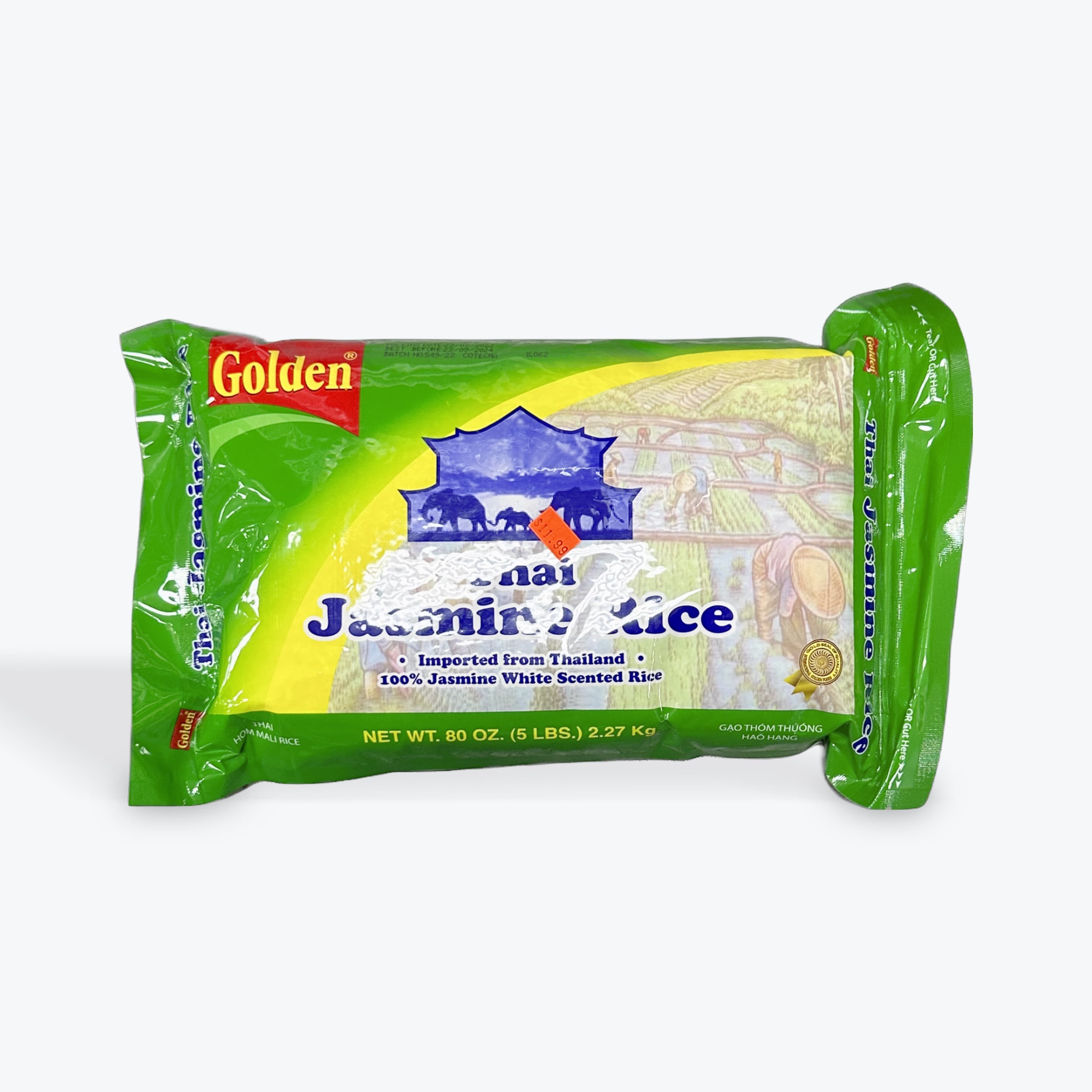 Golden Jasmine Rice 5Lb
