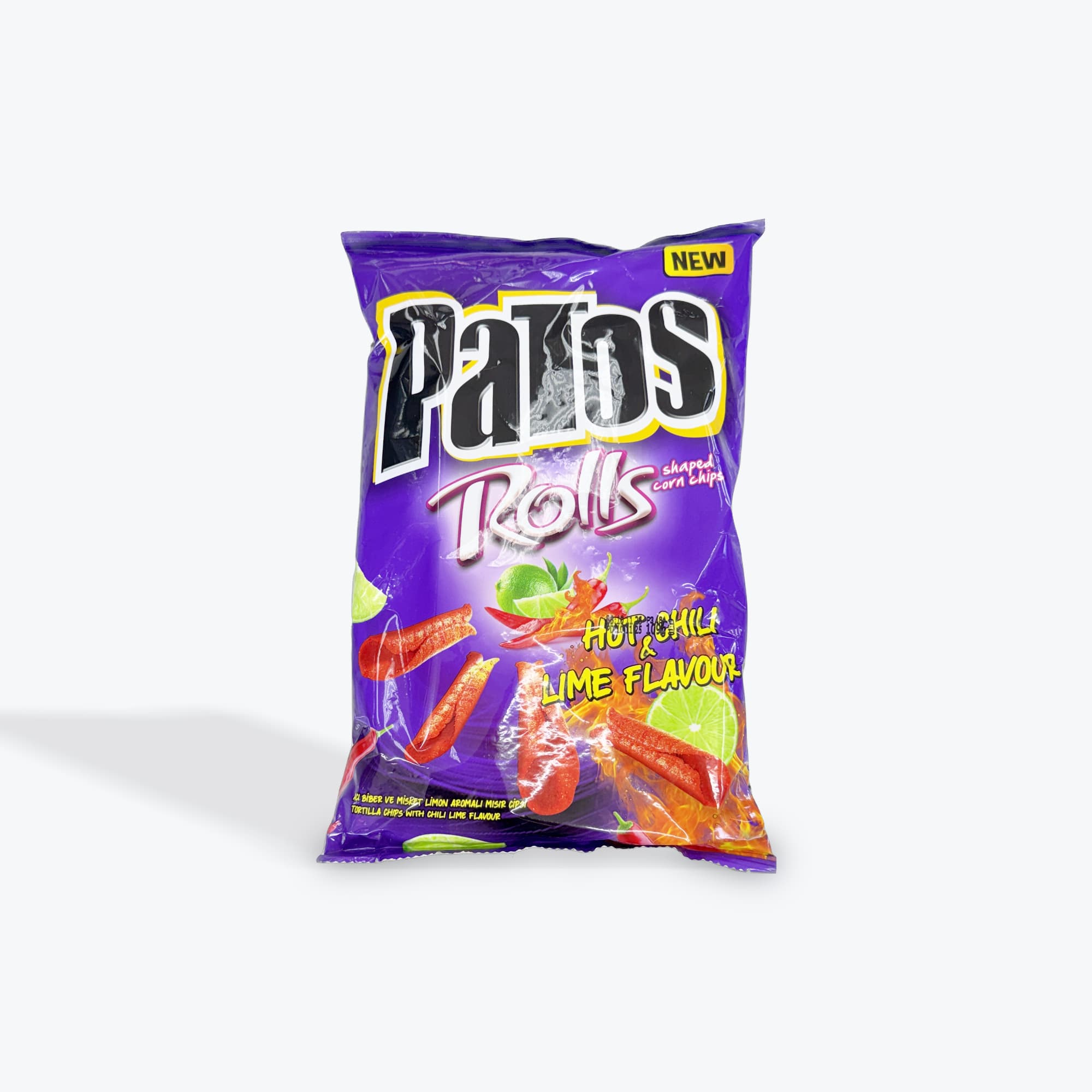 Patos Hot Chili Lime Chips 109g