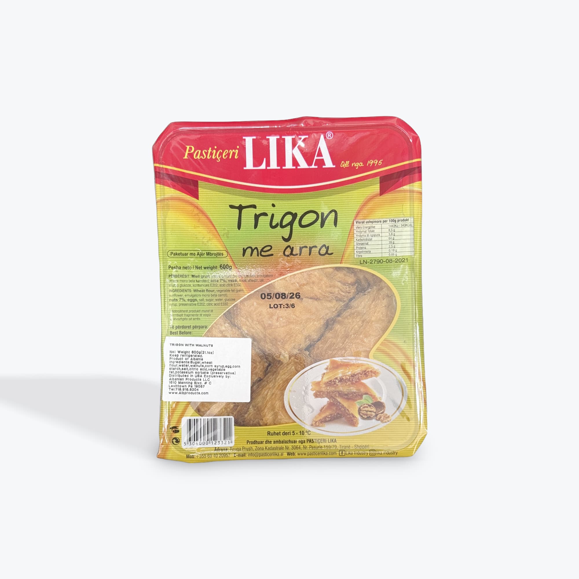 Pasticeri Lika Trigona Baklava W Walnuts 600g