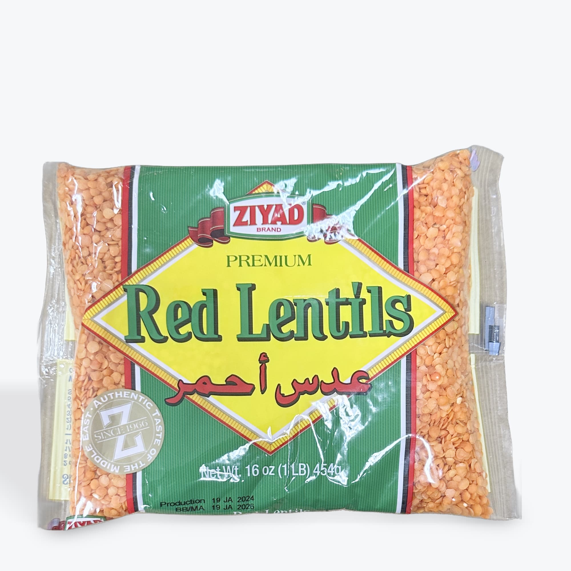 Ziyad Red Split Lentils 1Lb