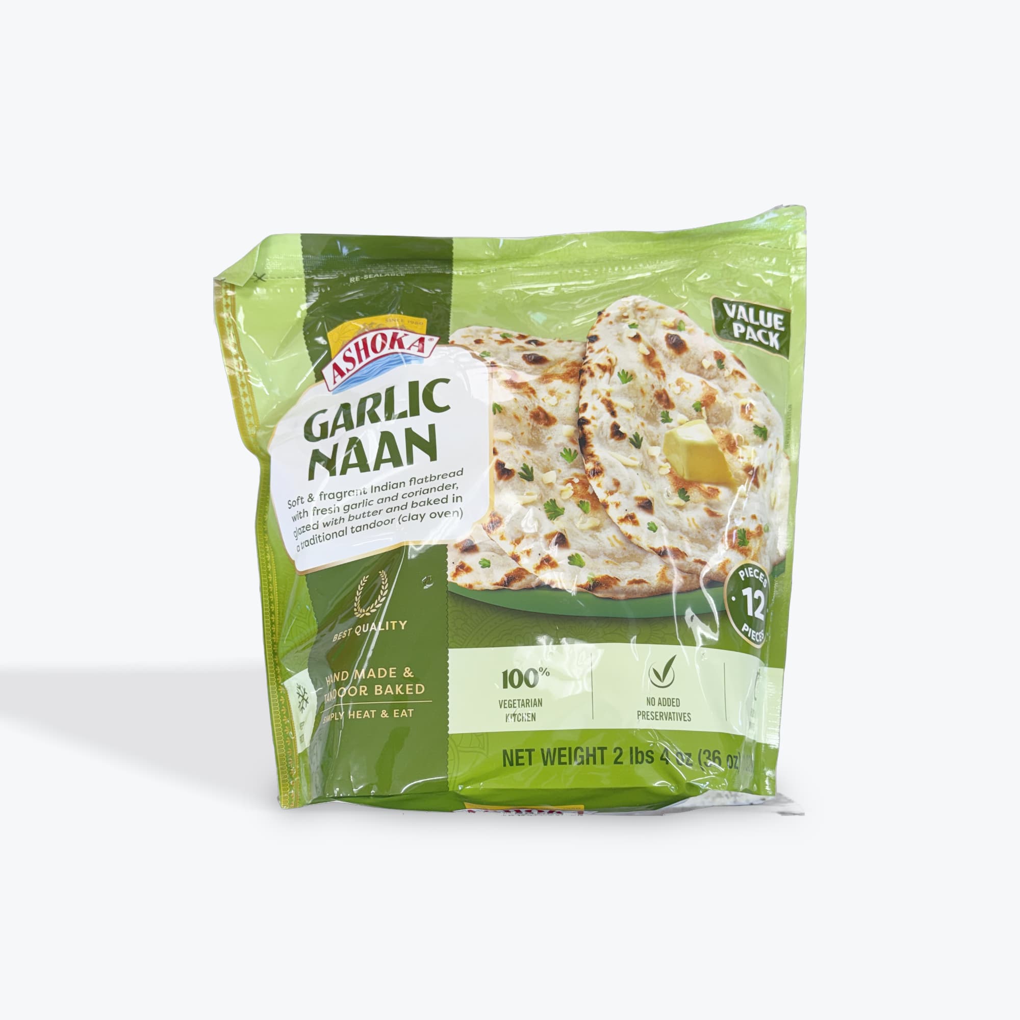 Ashoka Garlic Naan 2lb