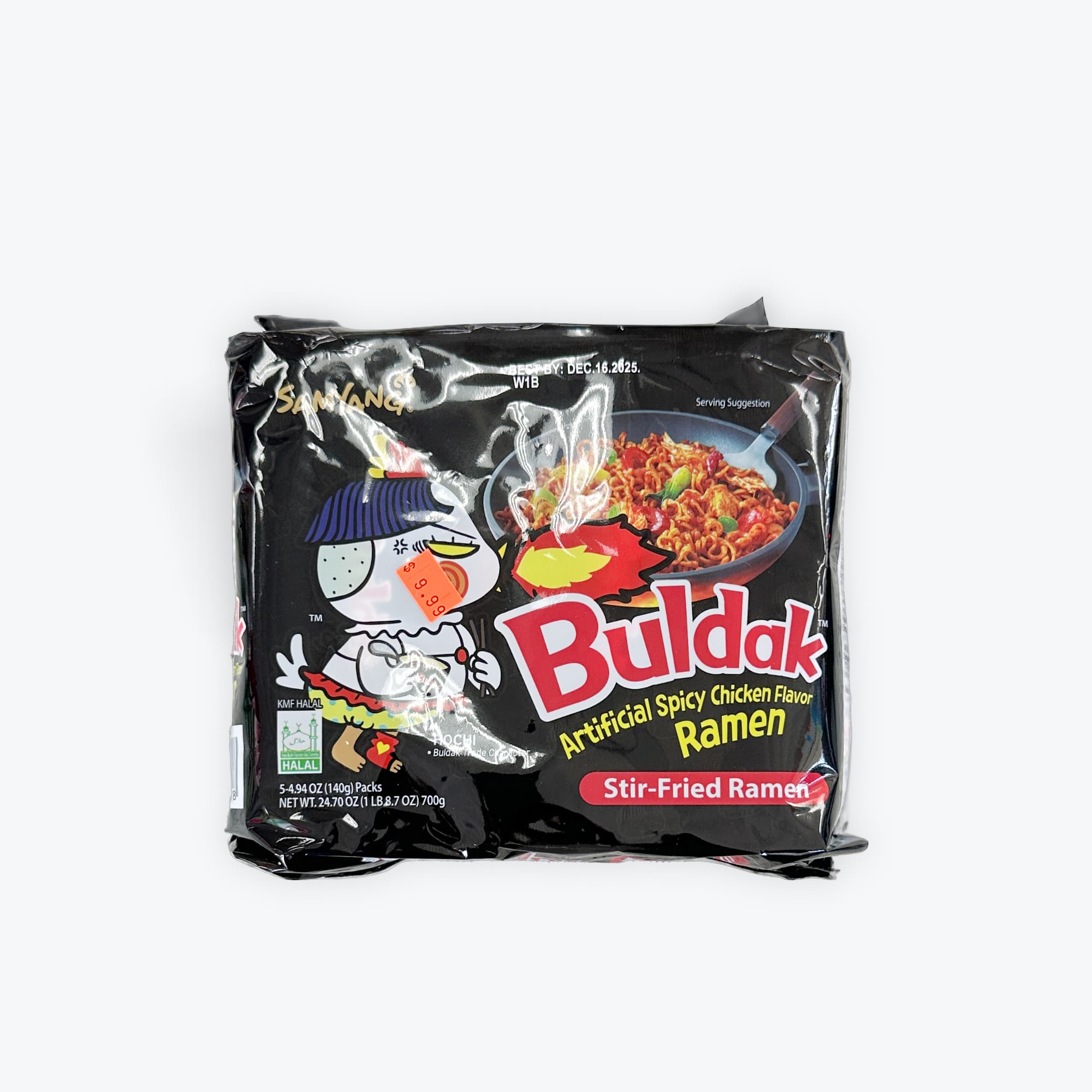 Buldak Stir Fry Spicy Ramen 5pk