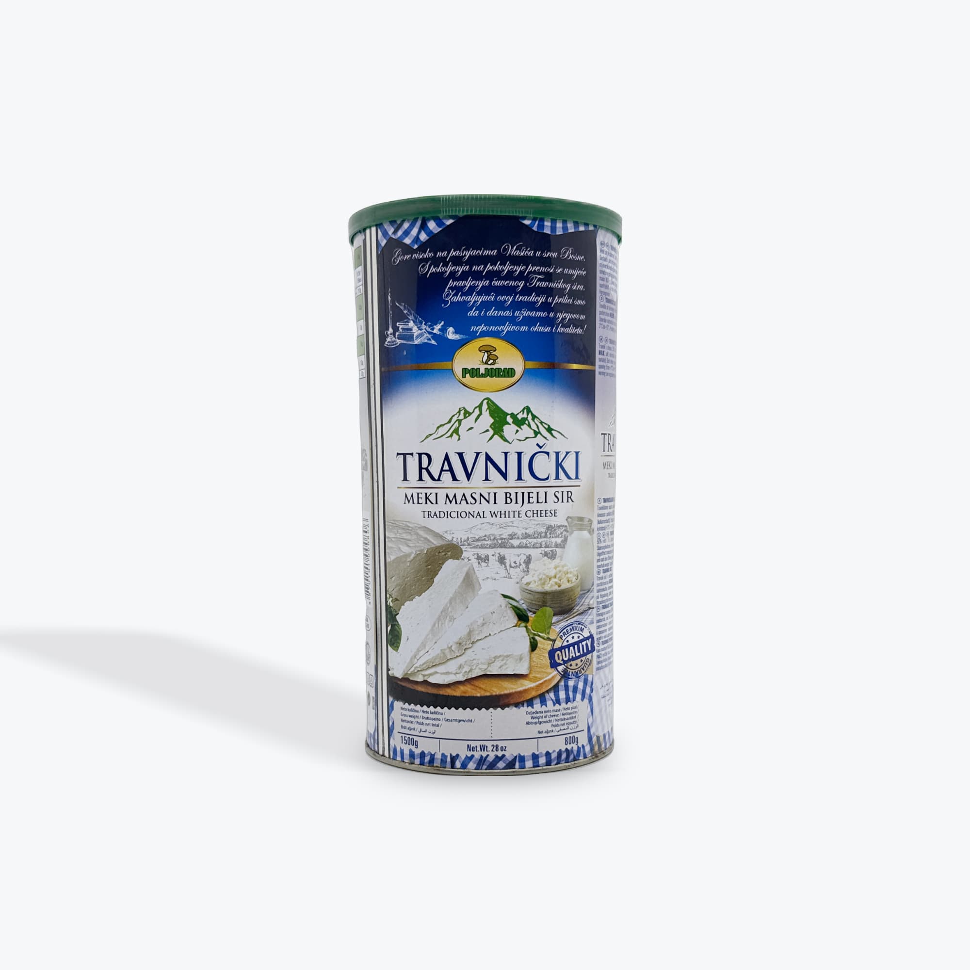 Poljorad Travnicki Traditional White Cheese 800g