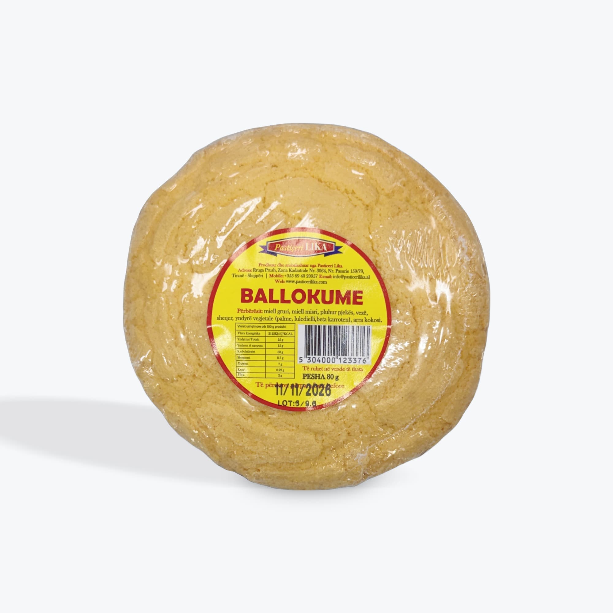 Pasticeri Lika Ballokume Cookie 80g
