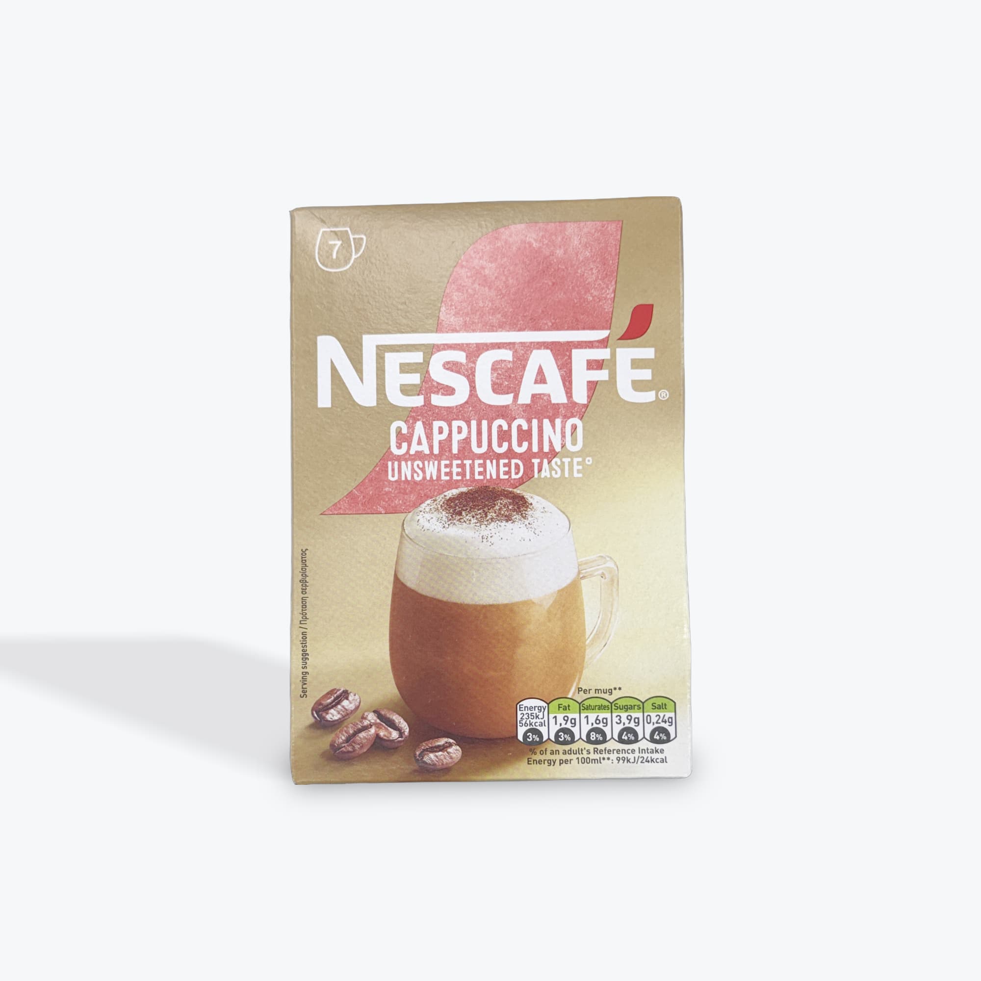 Nescafe Unsweetened Cappuccino 7x14.2g