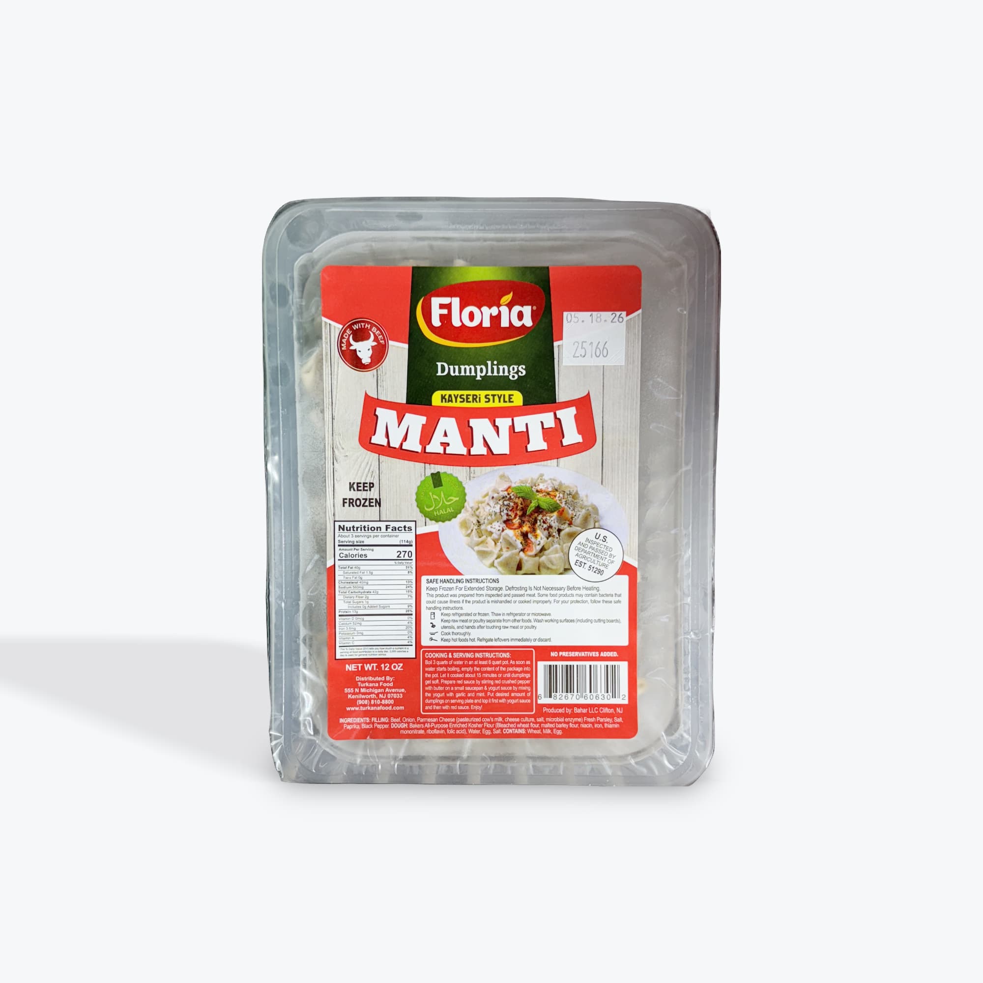 Floria Turkish Manti 12oz