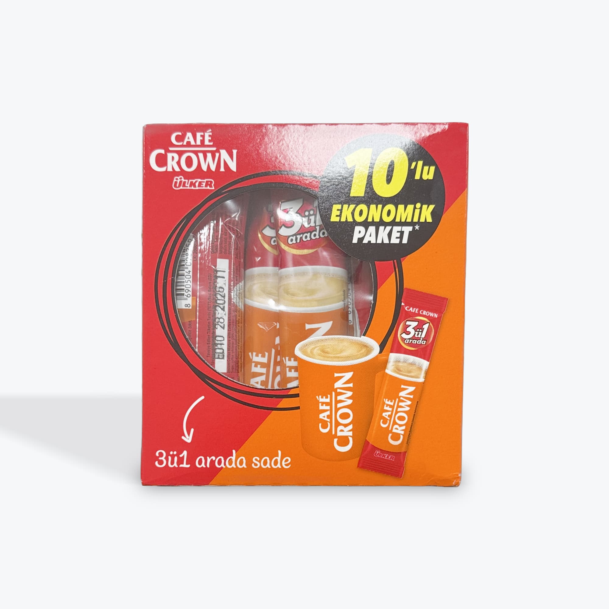 Ulker Cafe Crown 3 In 1 Coffee 10x17.5g