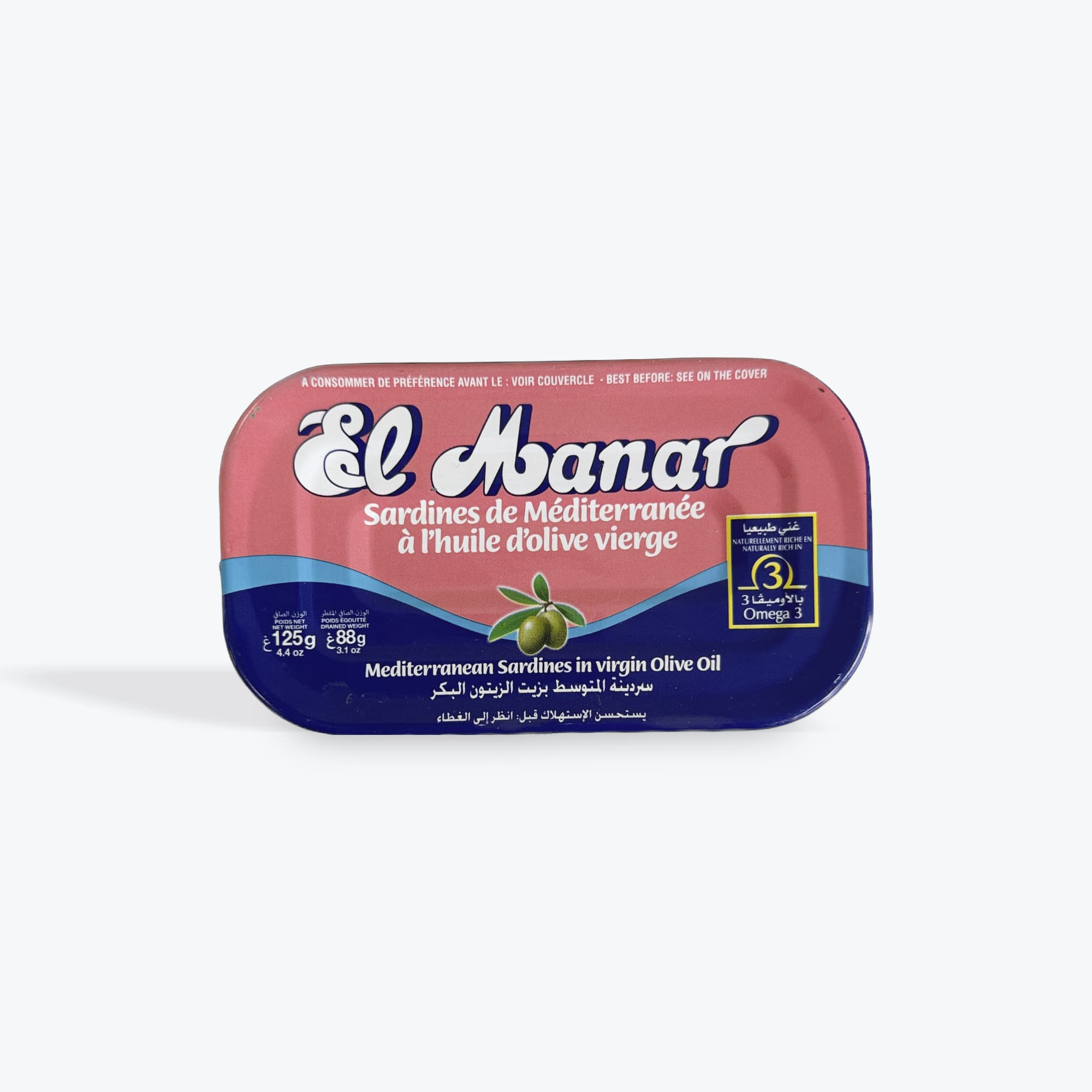 El Manar Sardines In Olive Oil 125g