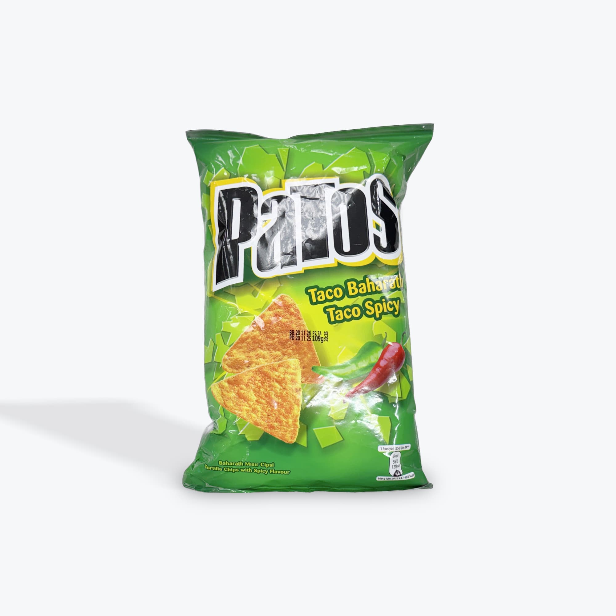 Patos Taco Spicy Corn Chips 109g