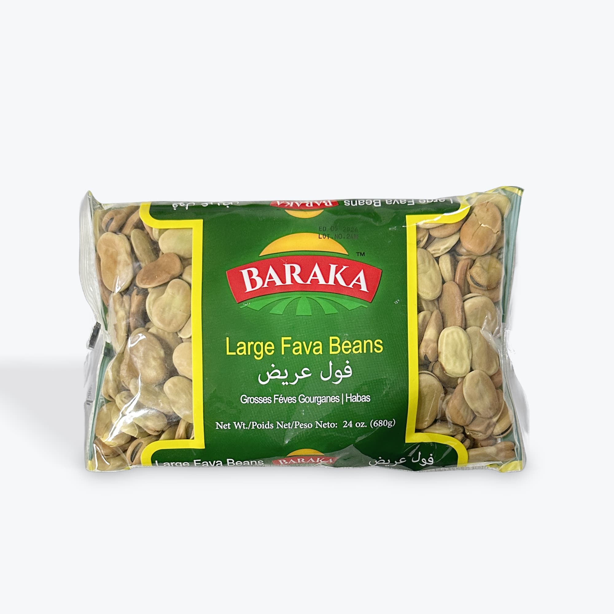 Baraka Large Fava Beans 24oz