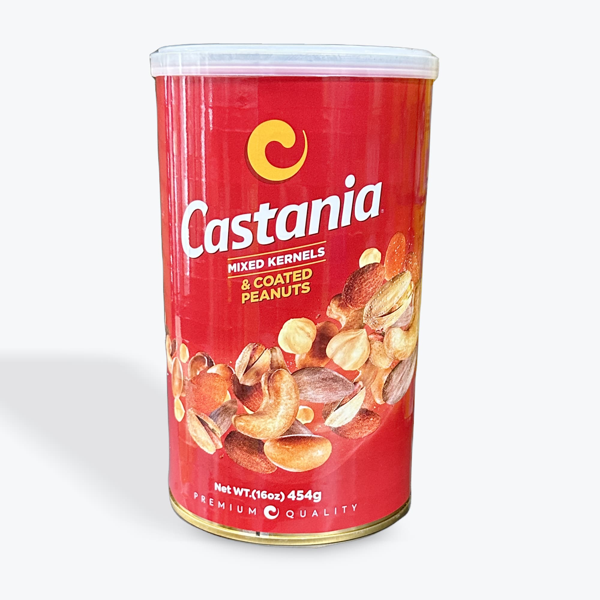 Castania Mixed Kernels & Coated Peanuts 16oz
