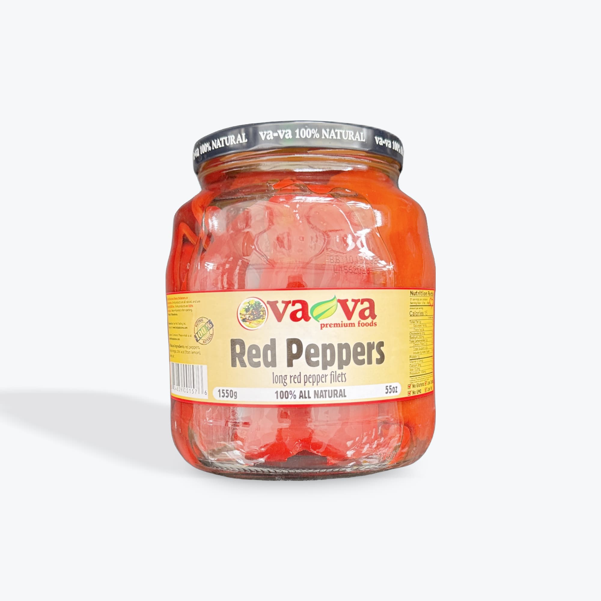 Vava Red Peppers 55oz