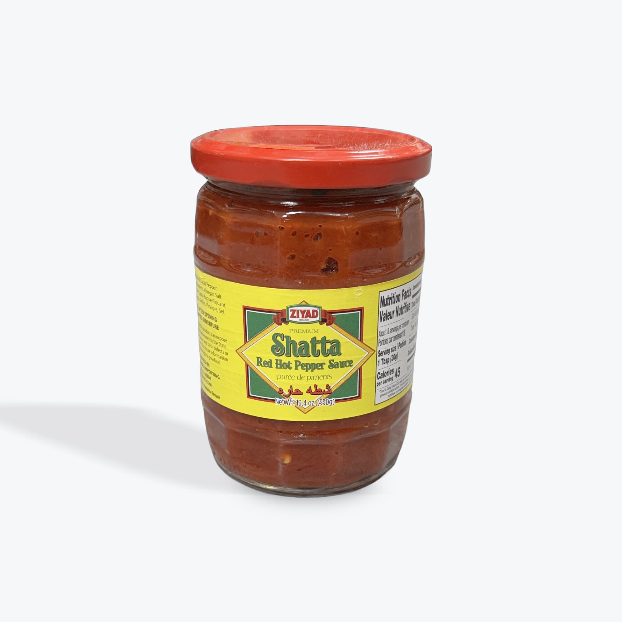 Ziyad Red Hot Pepper Sauce 19.4oz