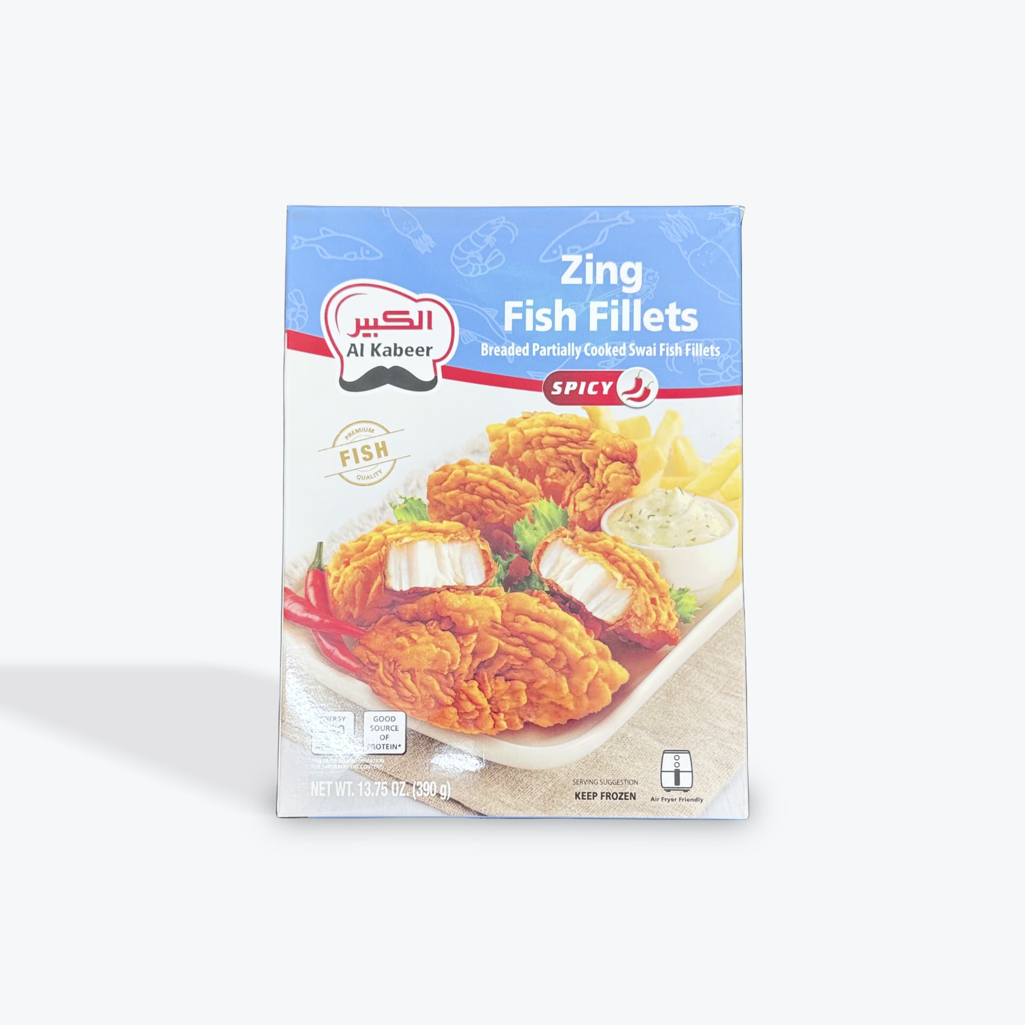 Al Kabeer Zing Fish Fillets 390g
