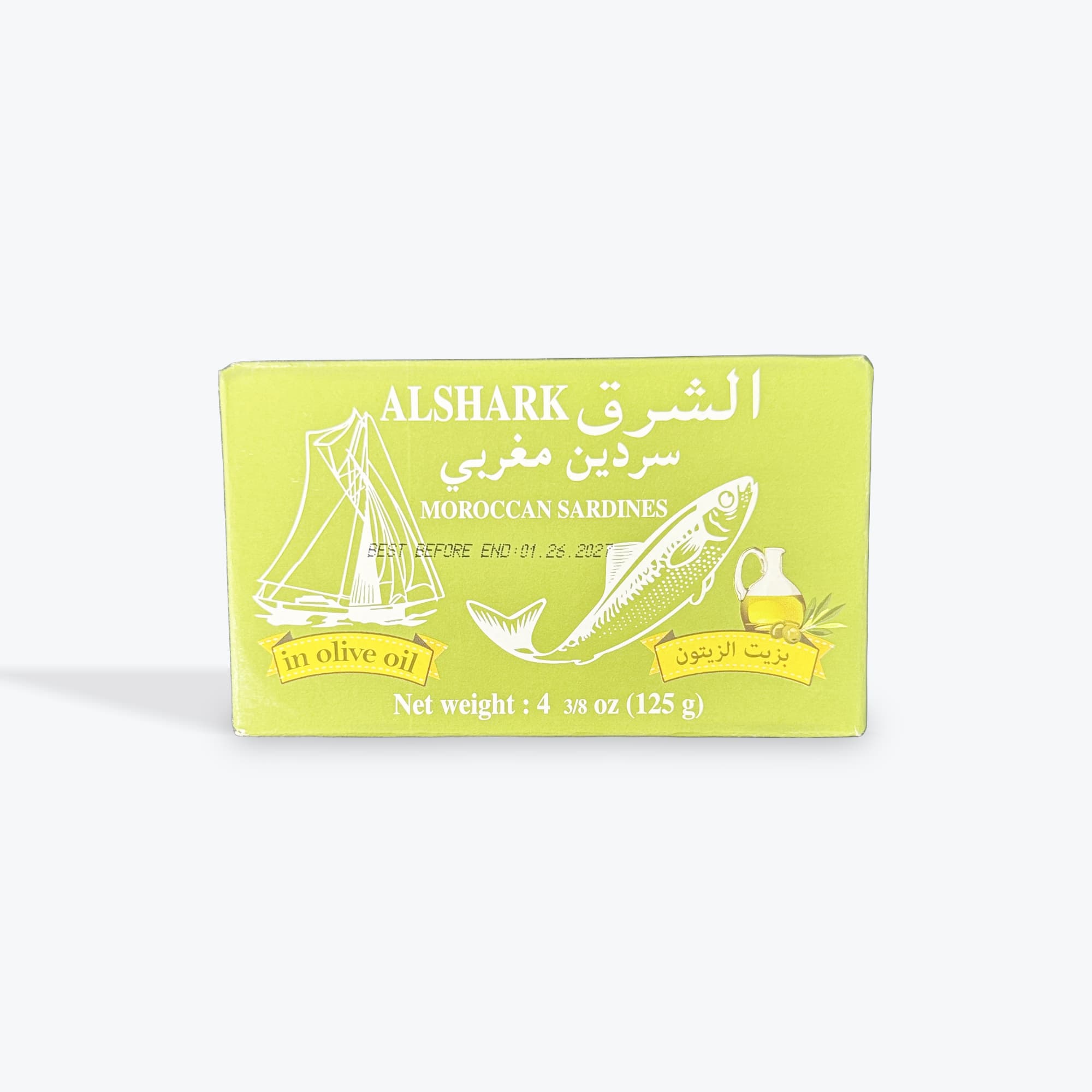 Alshark Sardines In Olive Oil 125g
