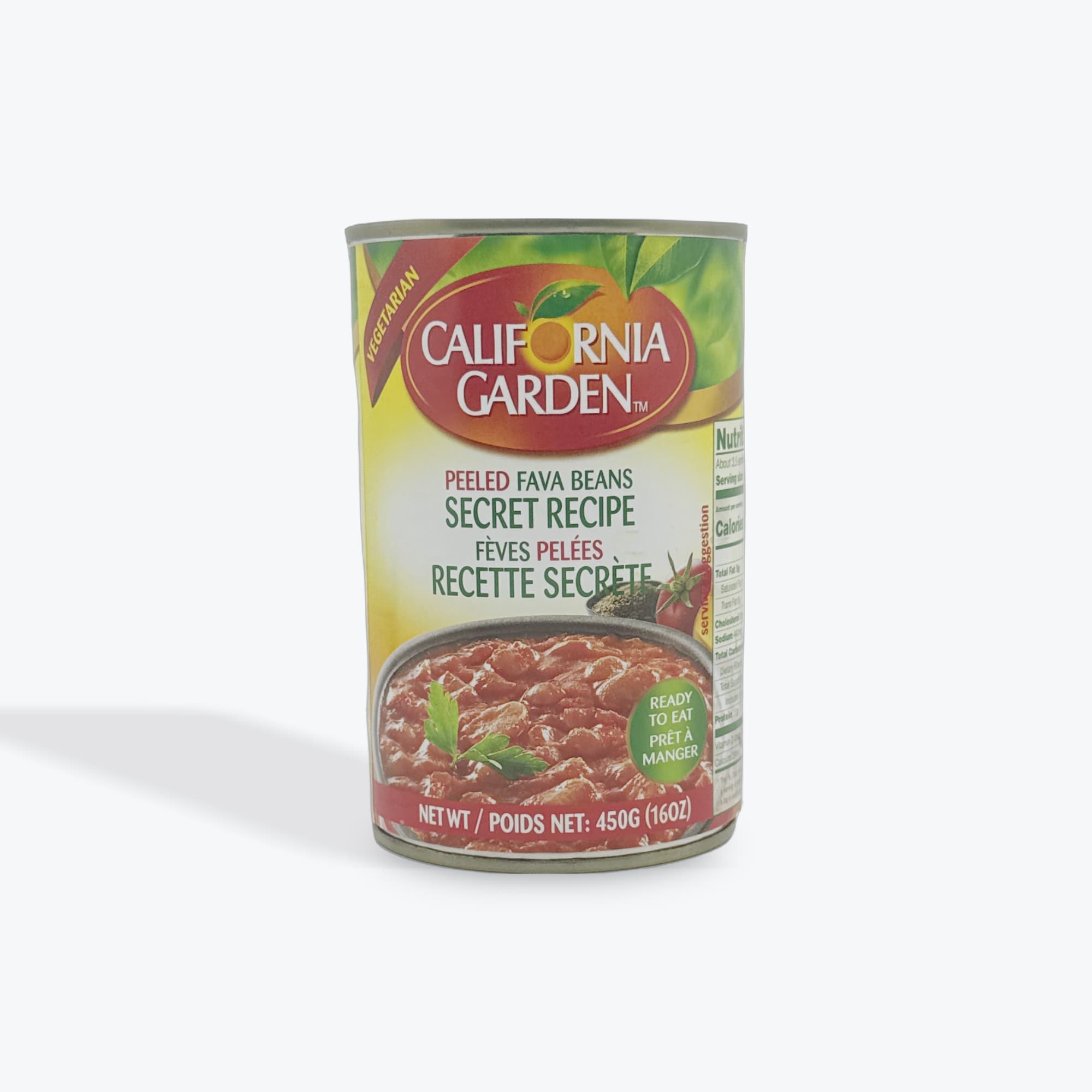 California Garden Peeled Fava Secret Recipe 16oz