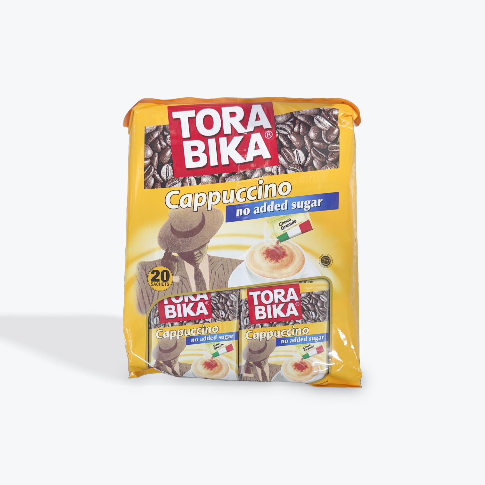 Tora Bika Cappuccino No Sugar 12.5gx20