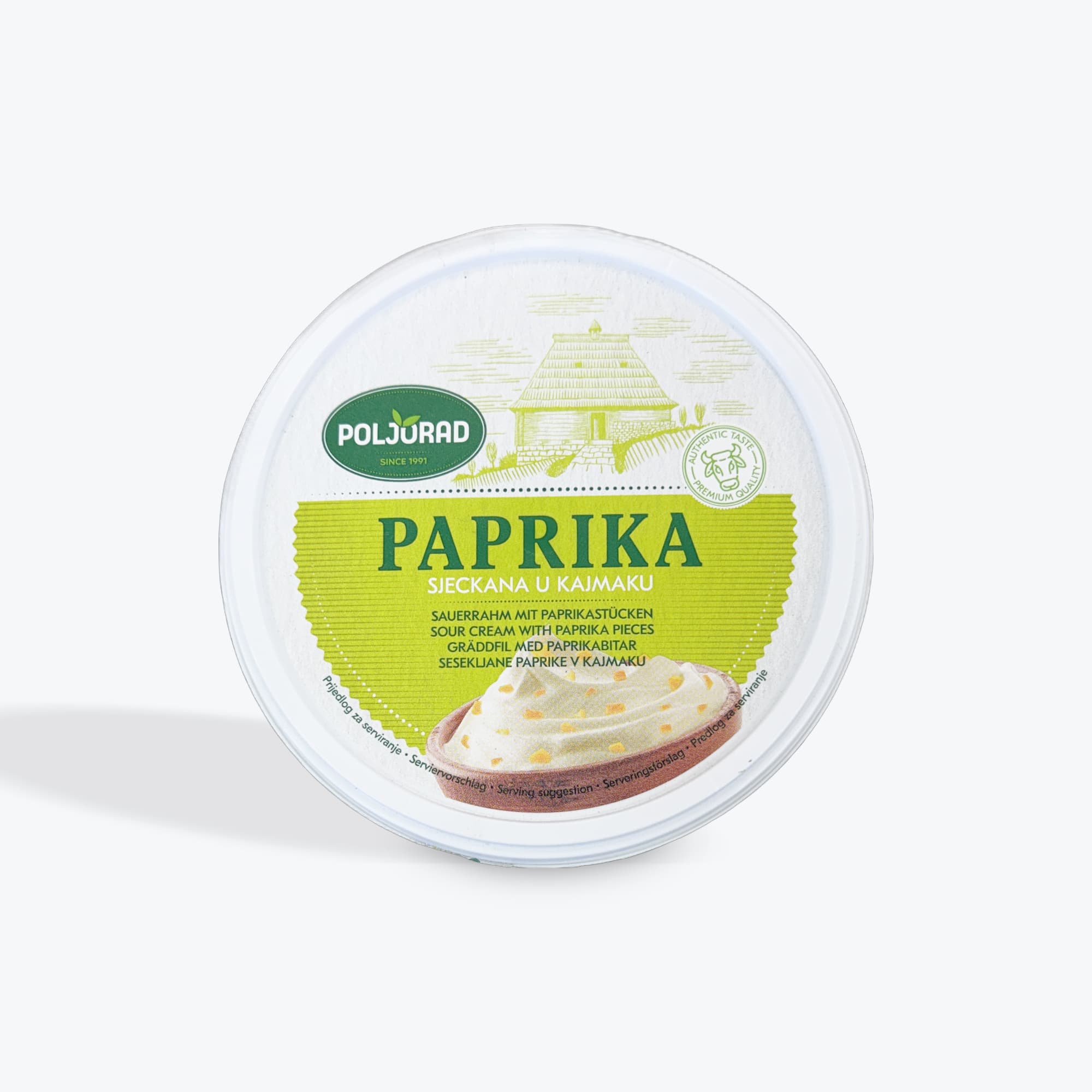 Poljorad Sour Cream W Cut Peppers 280g