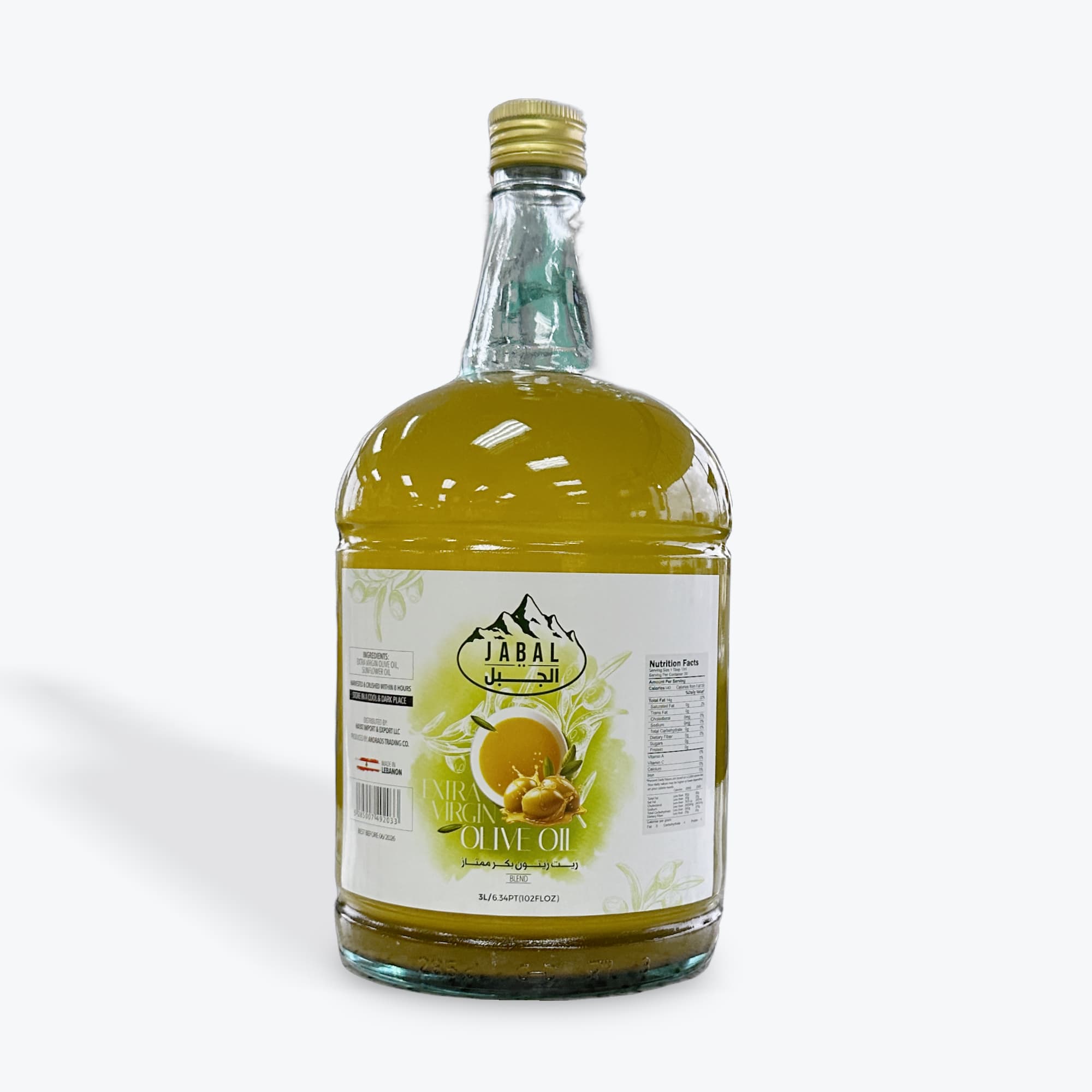 Jabal Extra Virgin Olive Oil 3L