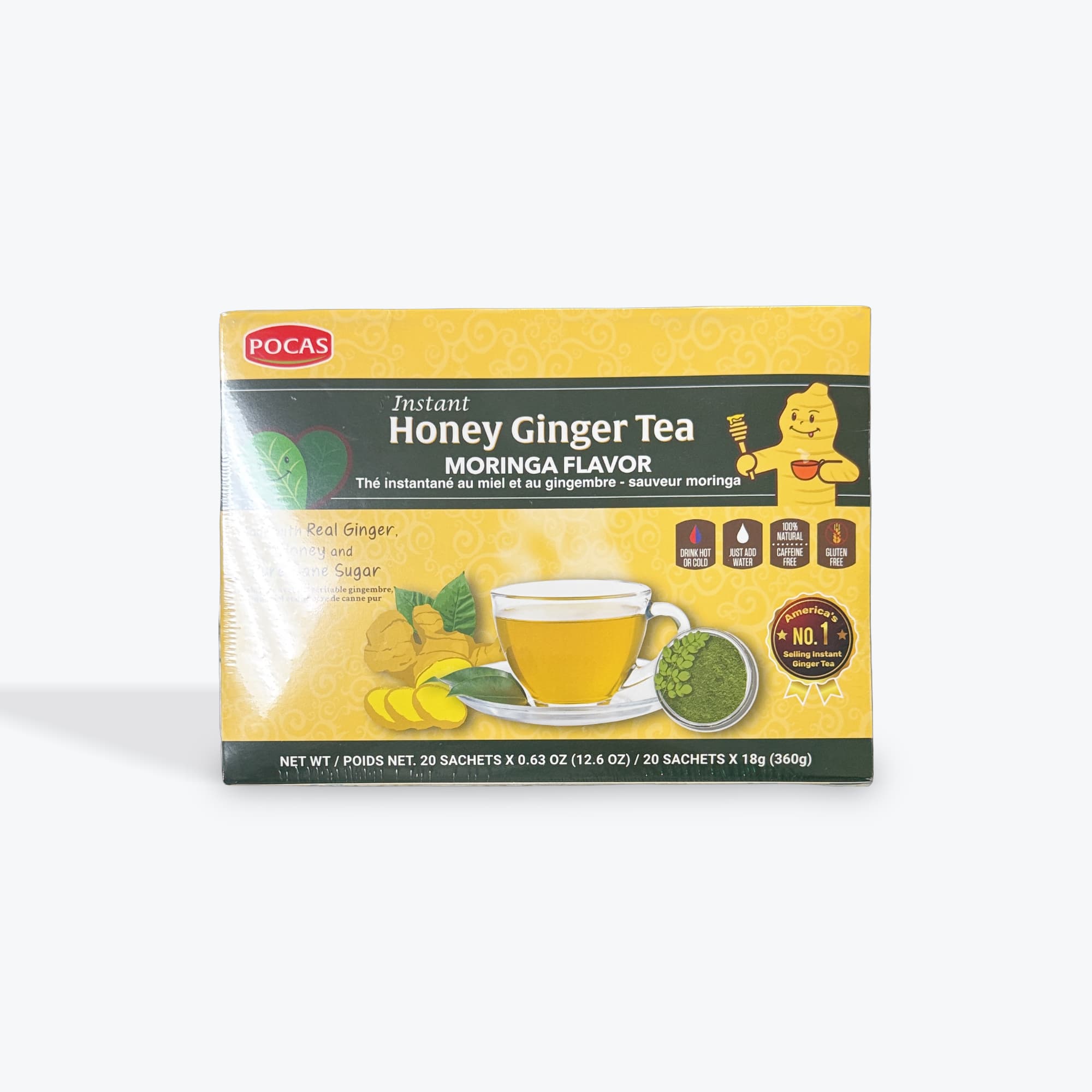Pocas Honey Ginger Tea Moringa 360g
