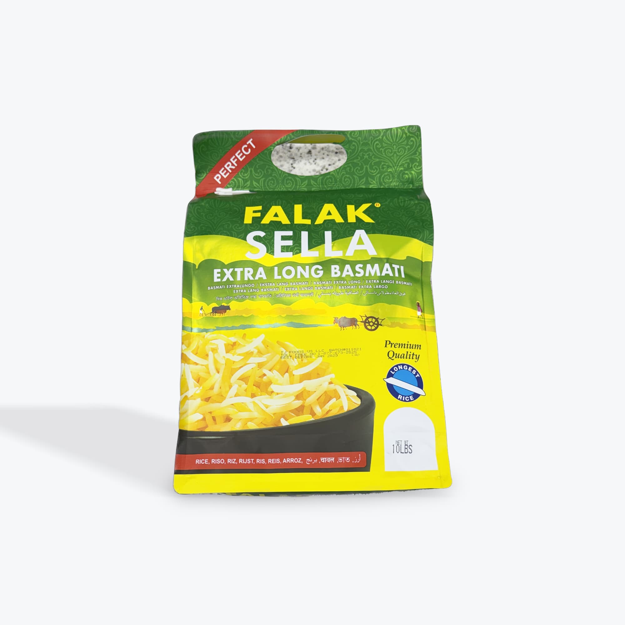 Falak Extra Long Basmati Rice 10lb