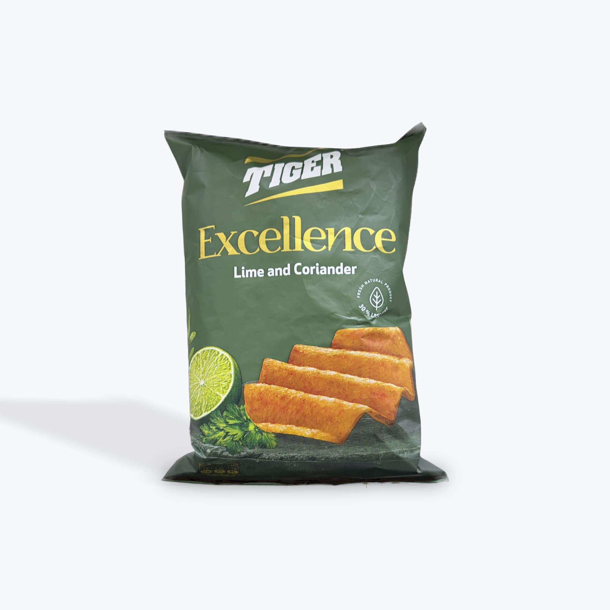 Tiger Excellence Lime & Coriander Chips 80g