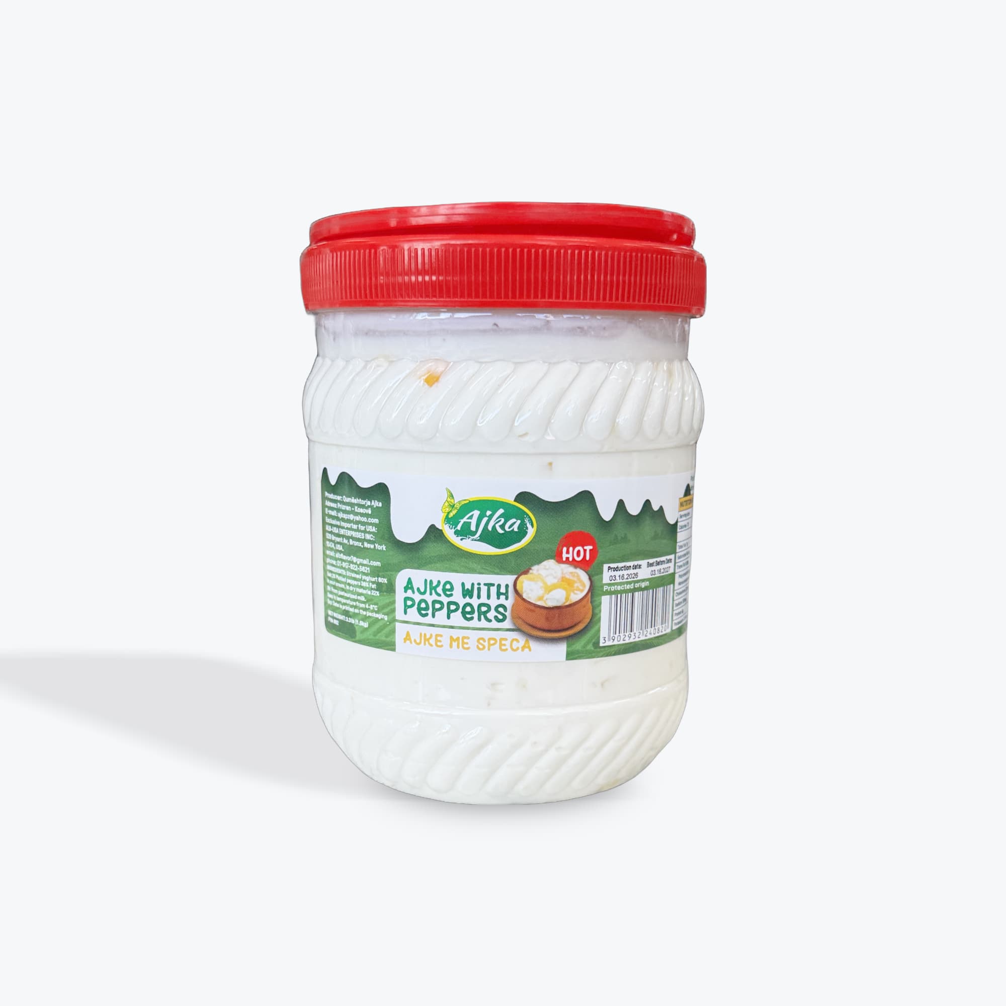 Ajka Cream W Peppers Hot 1.5kg
