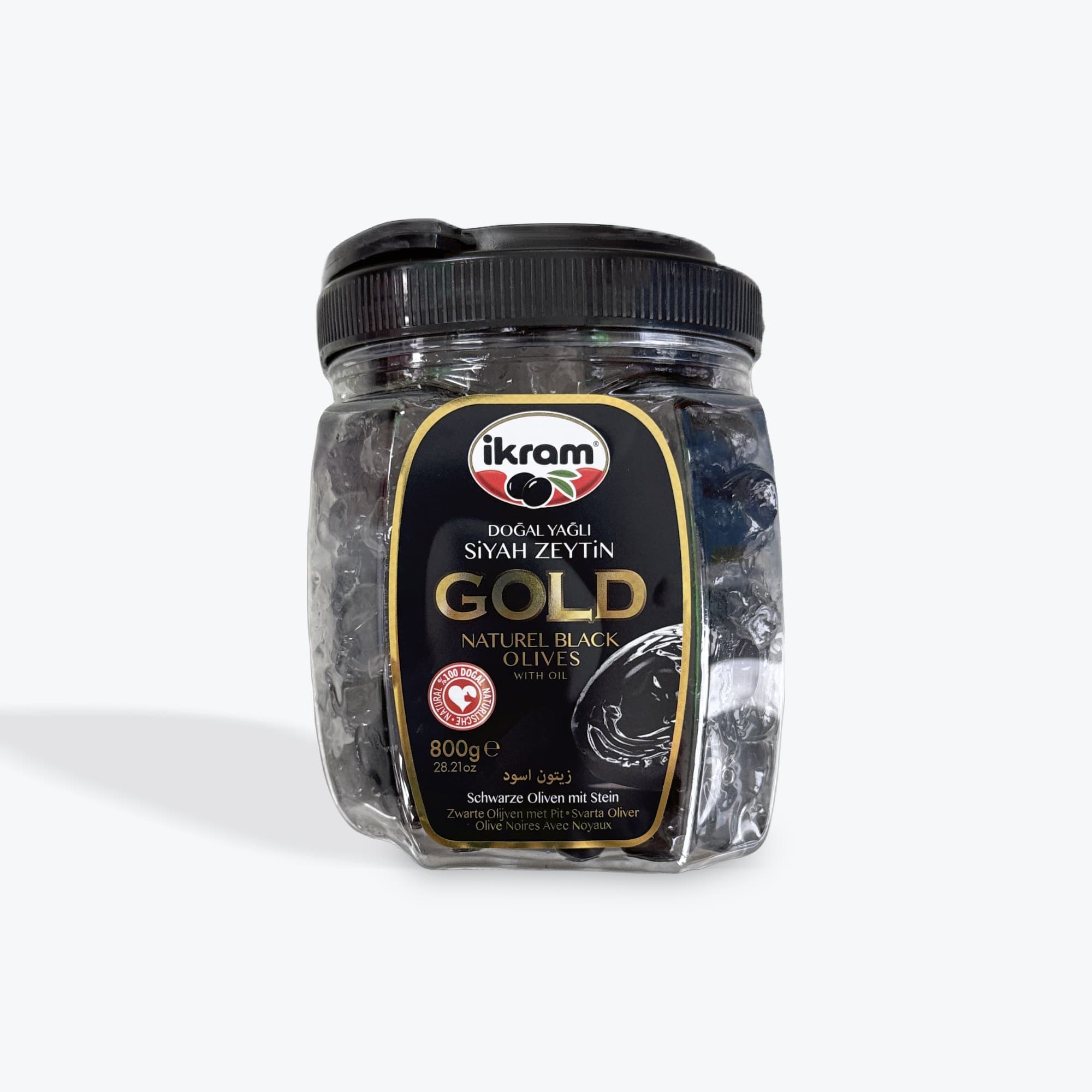 Ikram Gold Black Olives 800g
