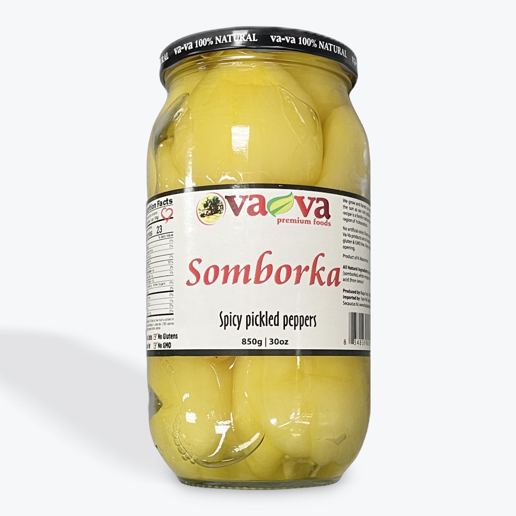 Vava Somborka Spicy Pickled Peppers 30oz