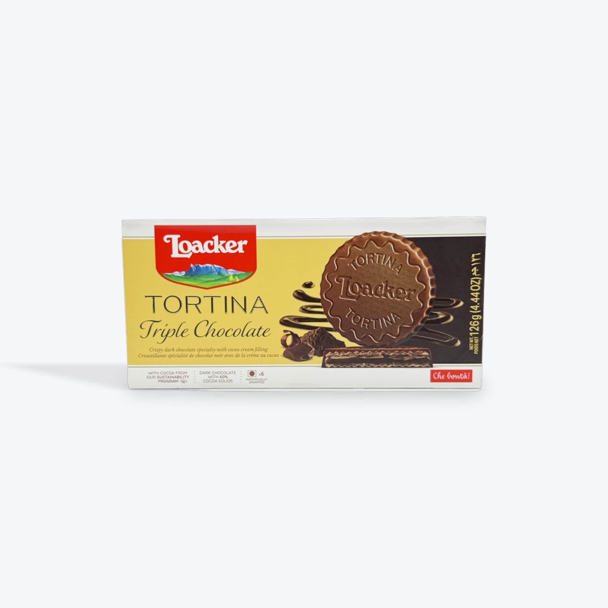 Loacker Tortina Triple Chocolate 126g