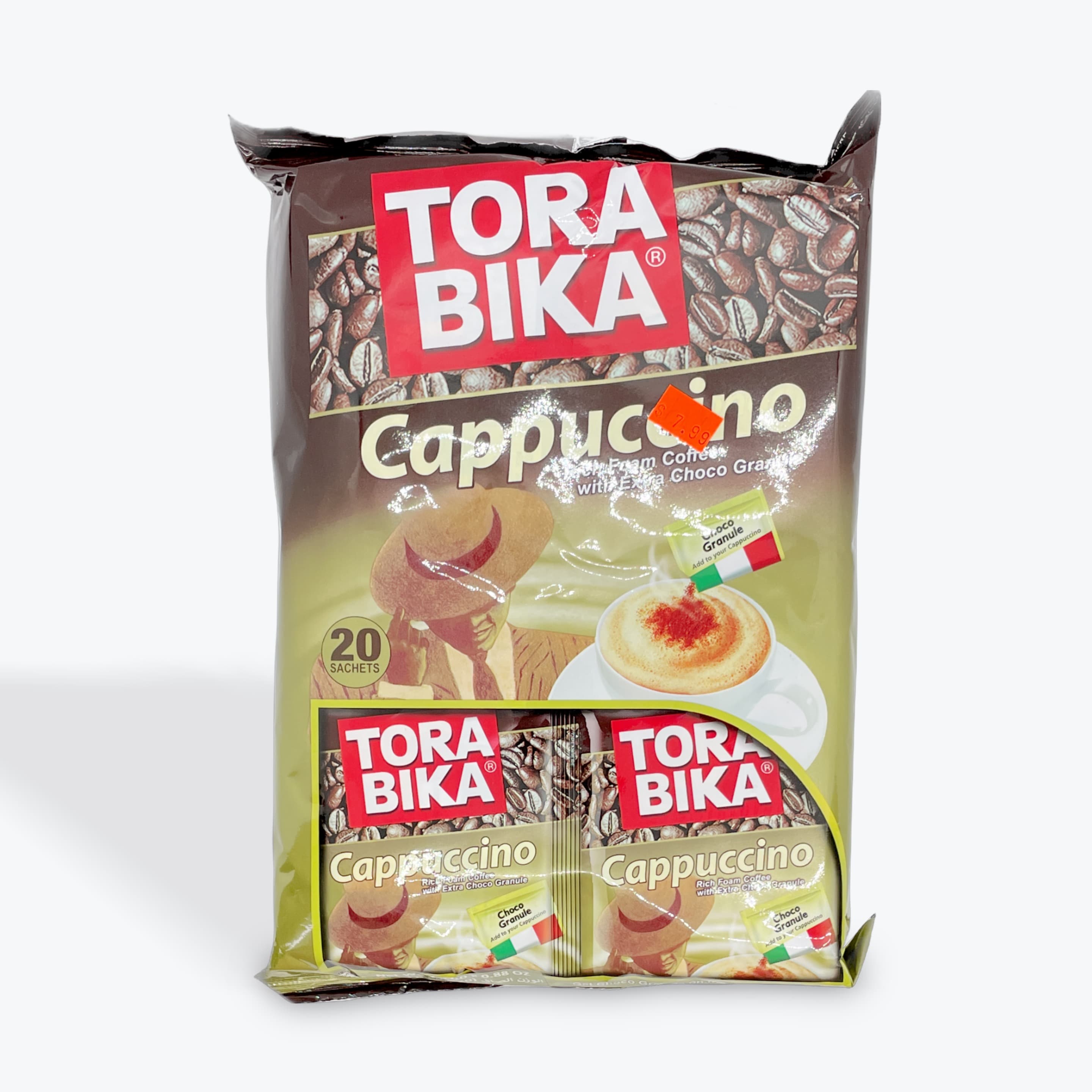 Tora Bika Cappuccino Coffee 20 Count