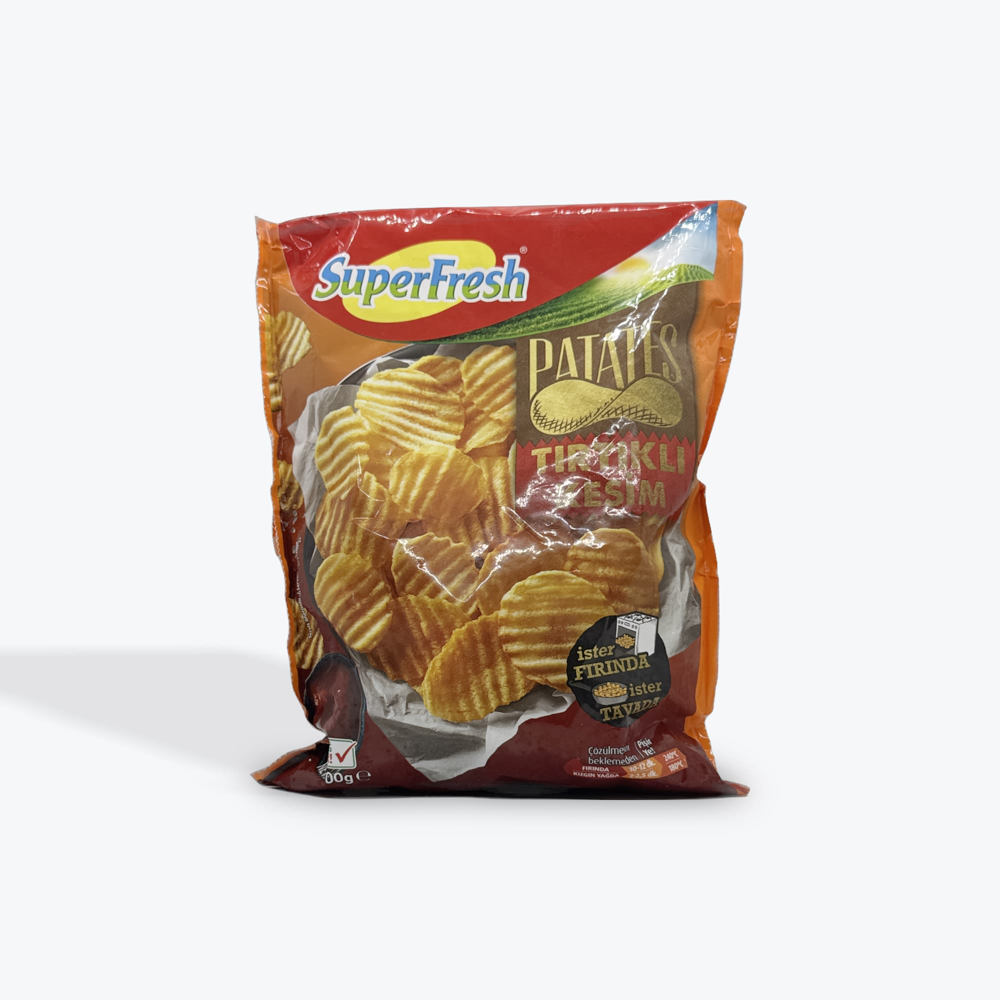 Superfresh Waffle Patates 400g