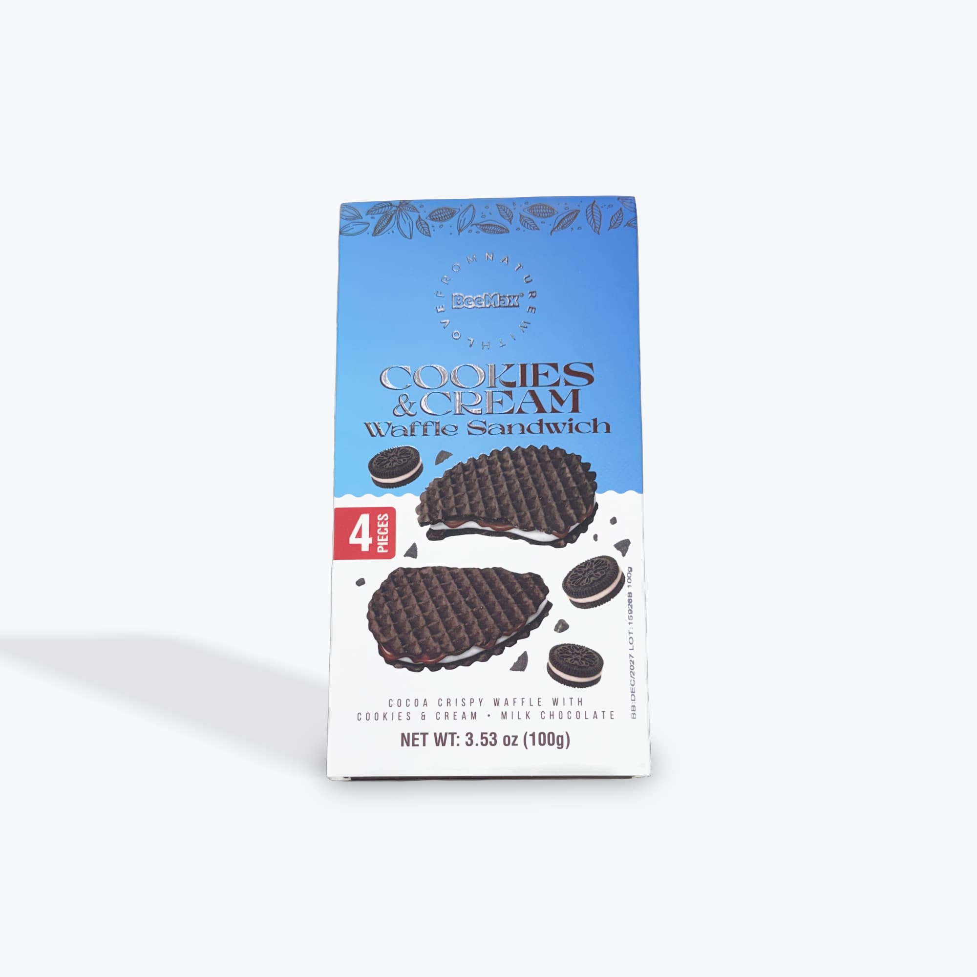 BeeMax Cookies & Cream Waffle Sandwhich 100g
