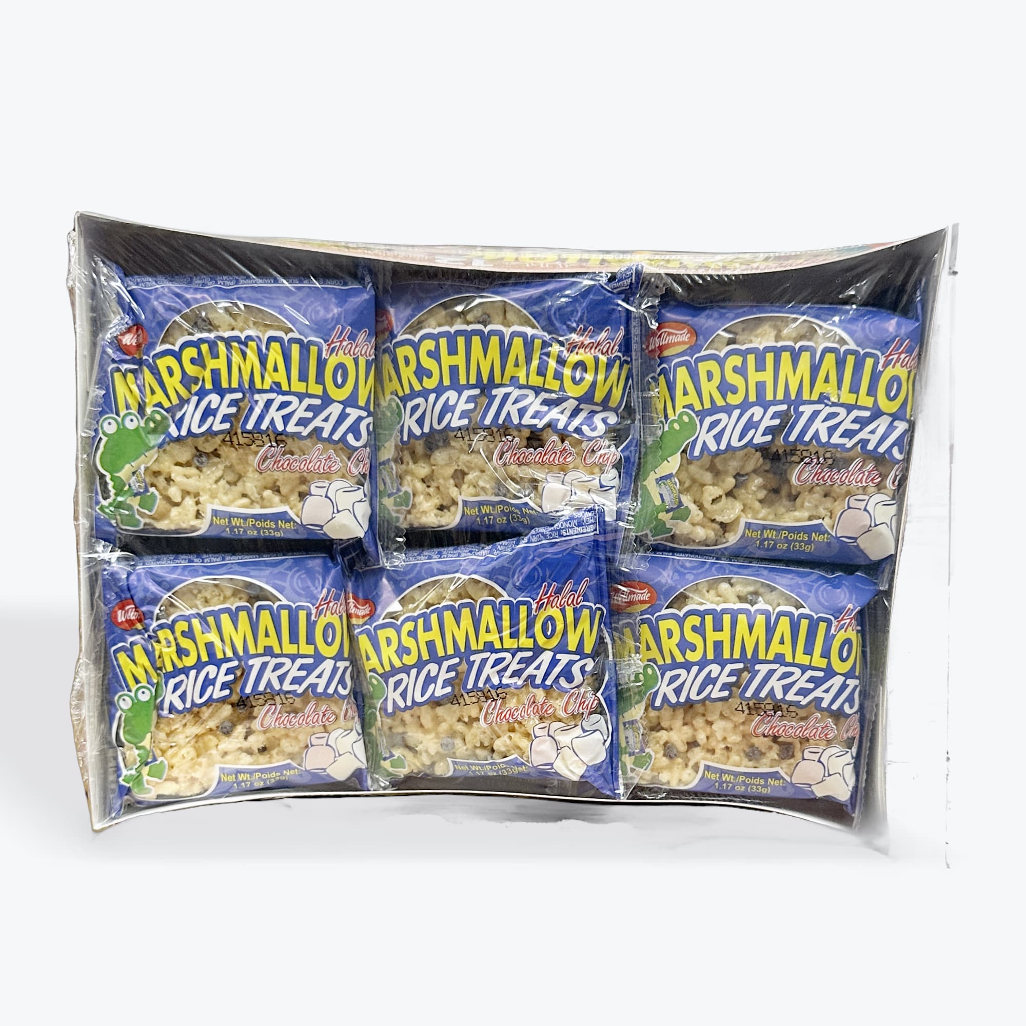 Wellmade Halal Rice Krispy W Chocolate Chips 12pk