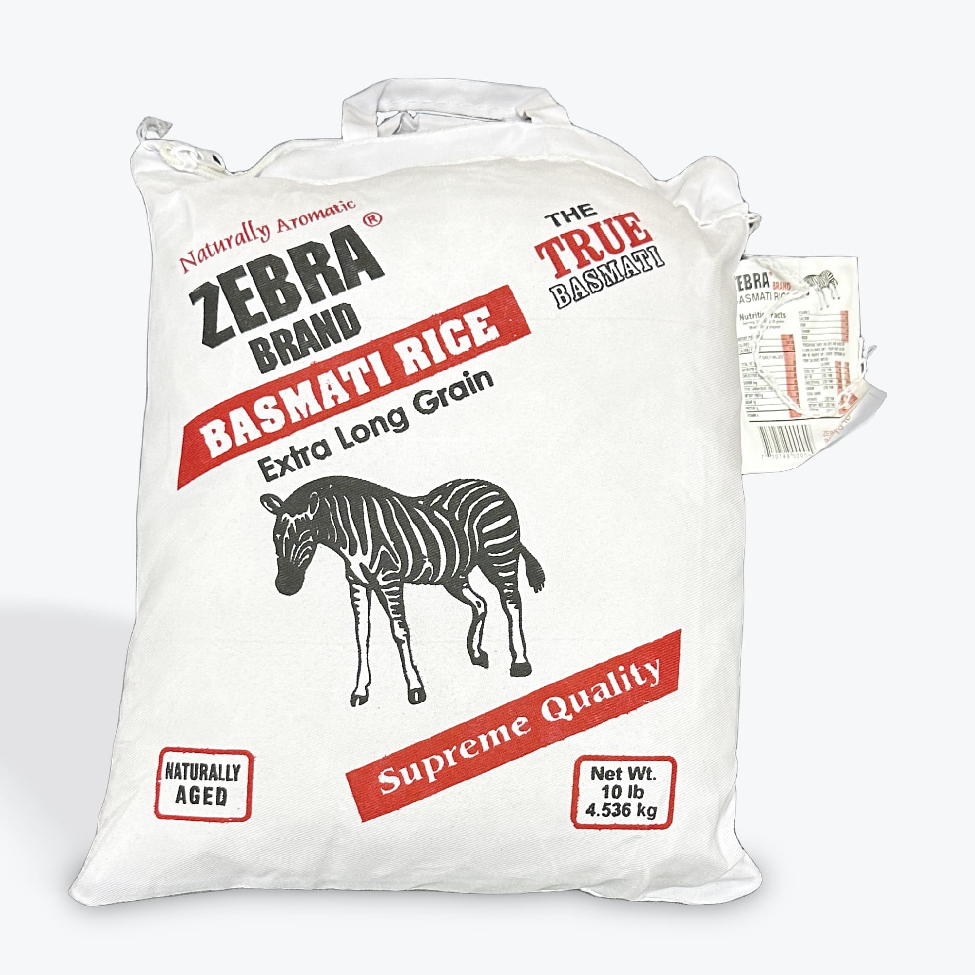 Zebra Rice White 10Lb