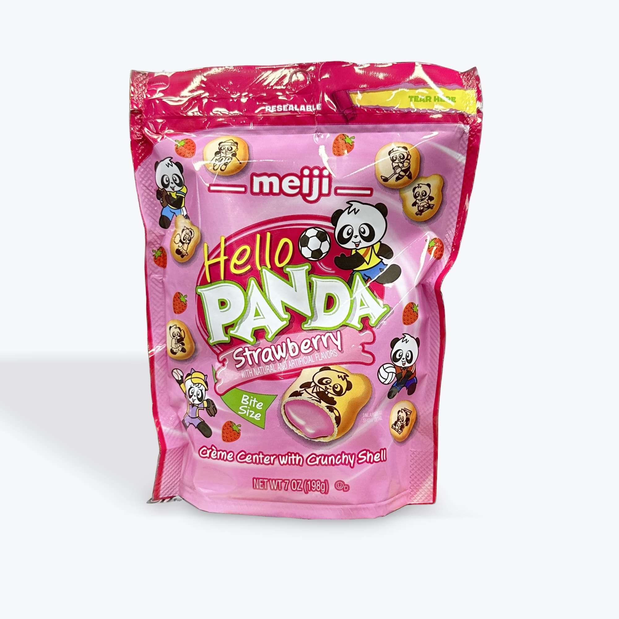 Hello Panda Strawberry 7oz