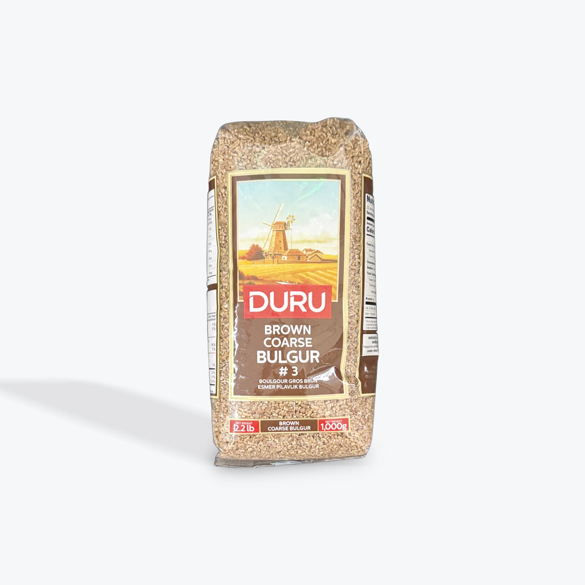 Duru Brown Coarse Cracked Wheat #3 1kg