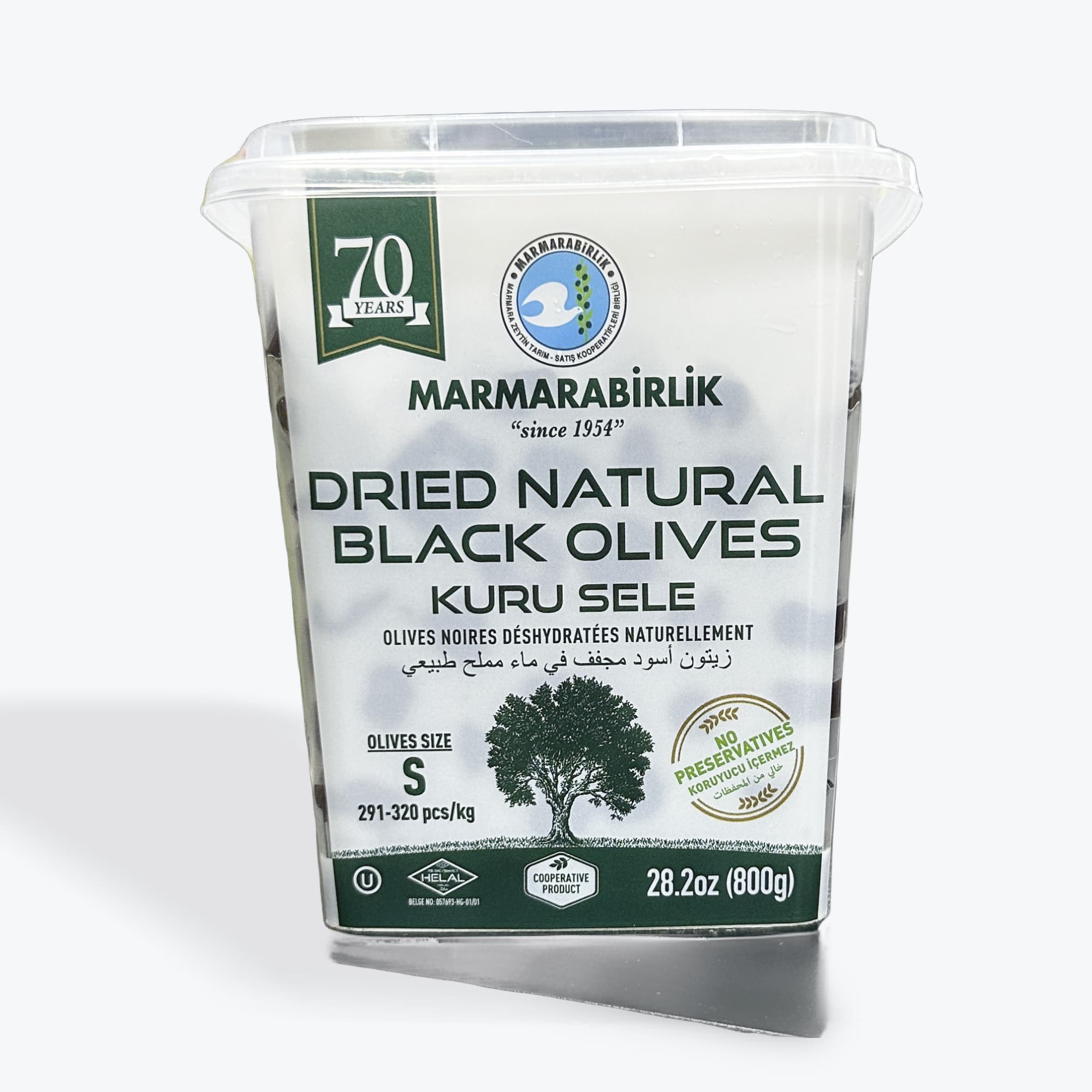 Marmarabirlik Black Olives S 800g