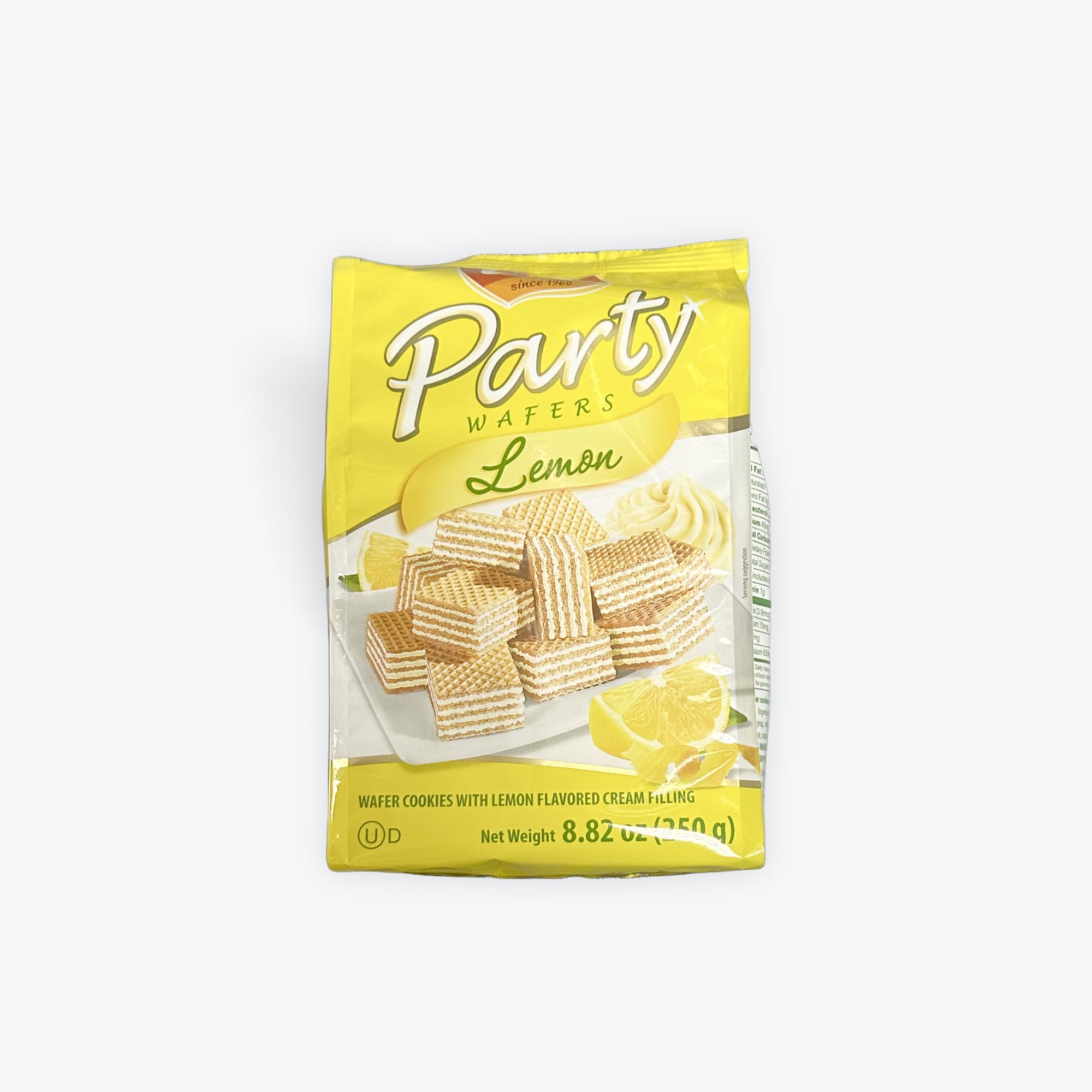 Lago Party Lemon Wafers 8.82oz