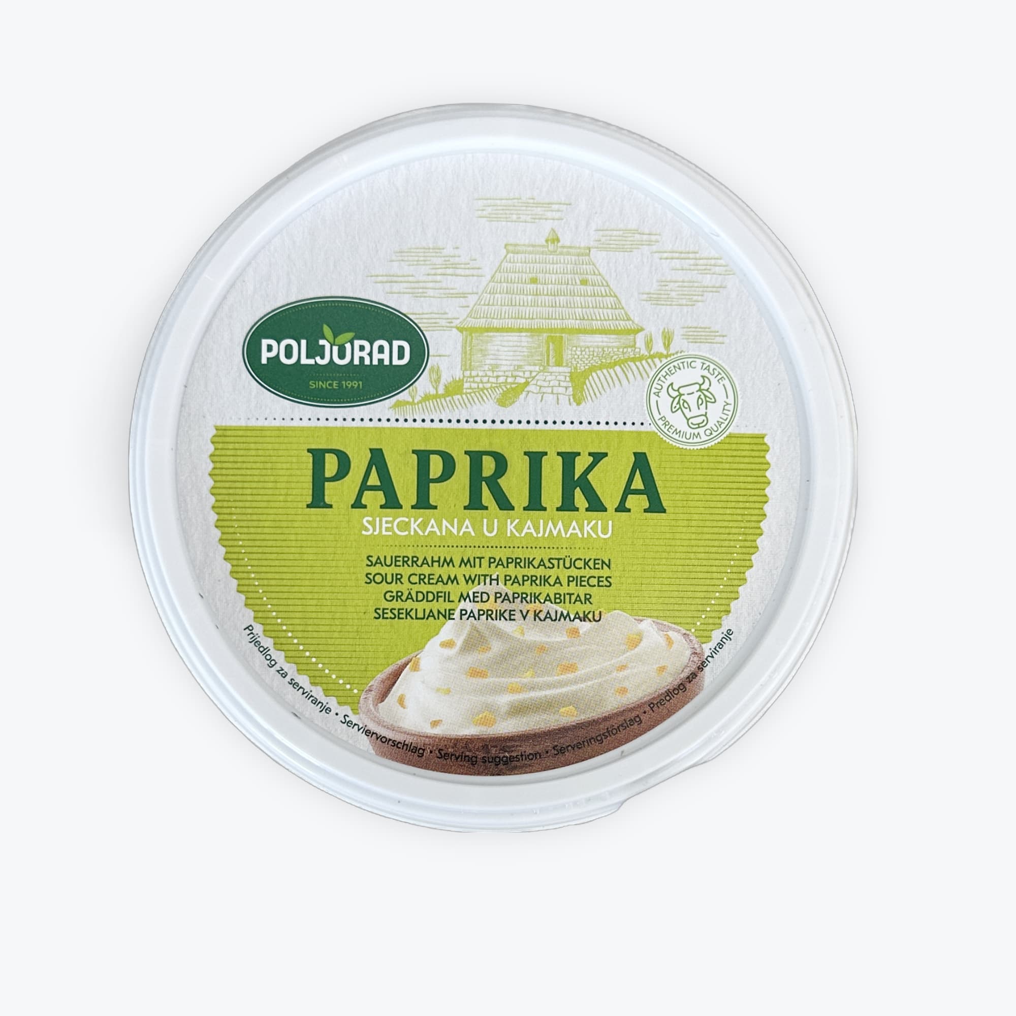 Poljorad Sour Cream W Paprika 200g