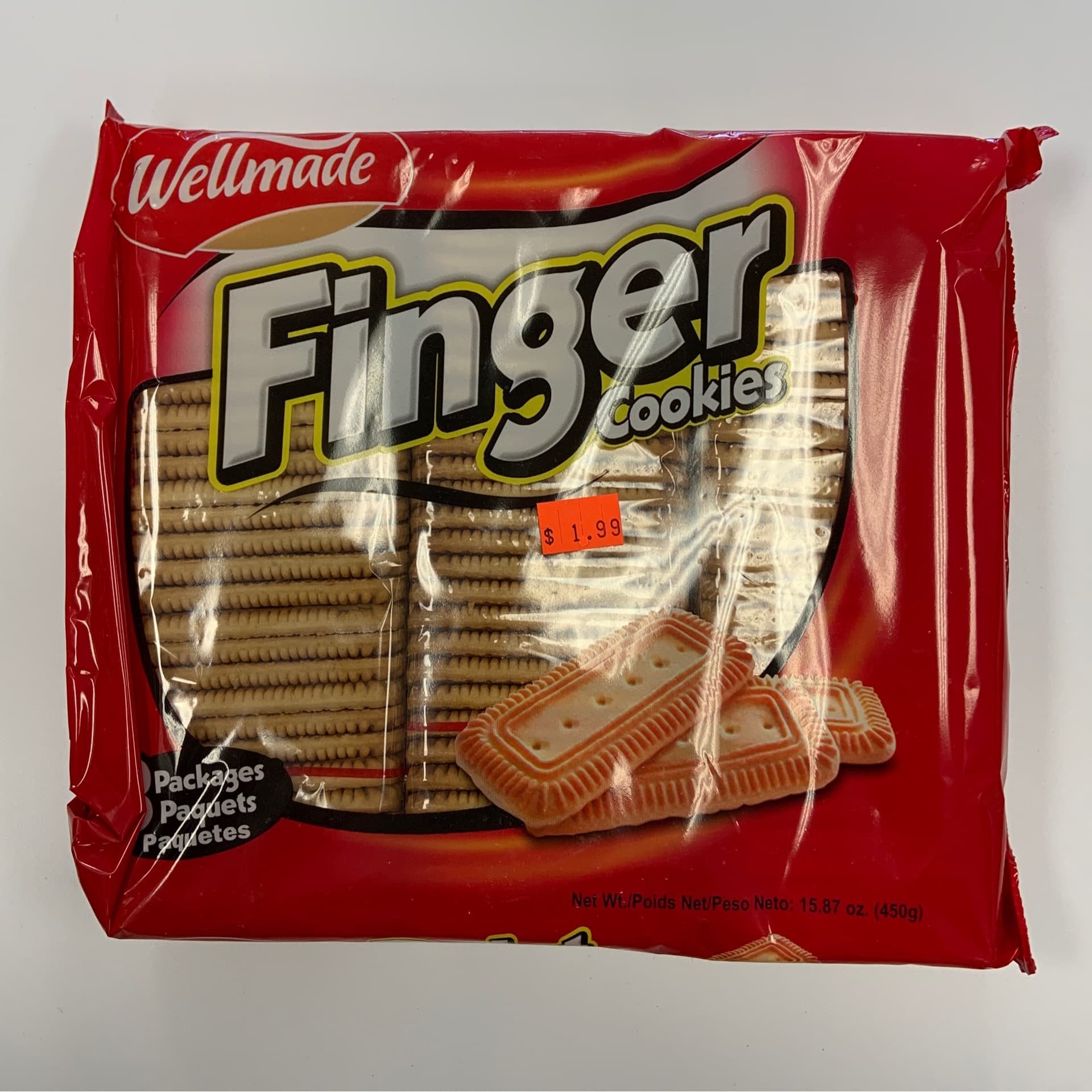 Wellmade Finger Cookies