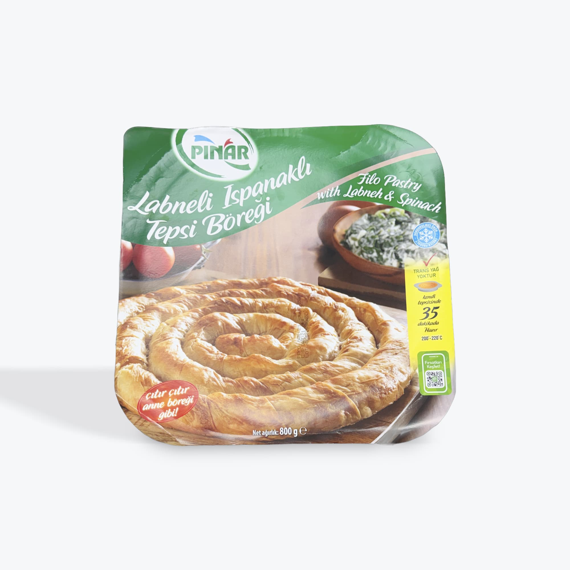Pinar Fillo Pastry W Labneh & Spinach 800g